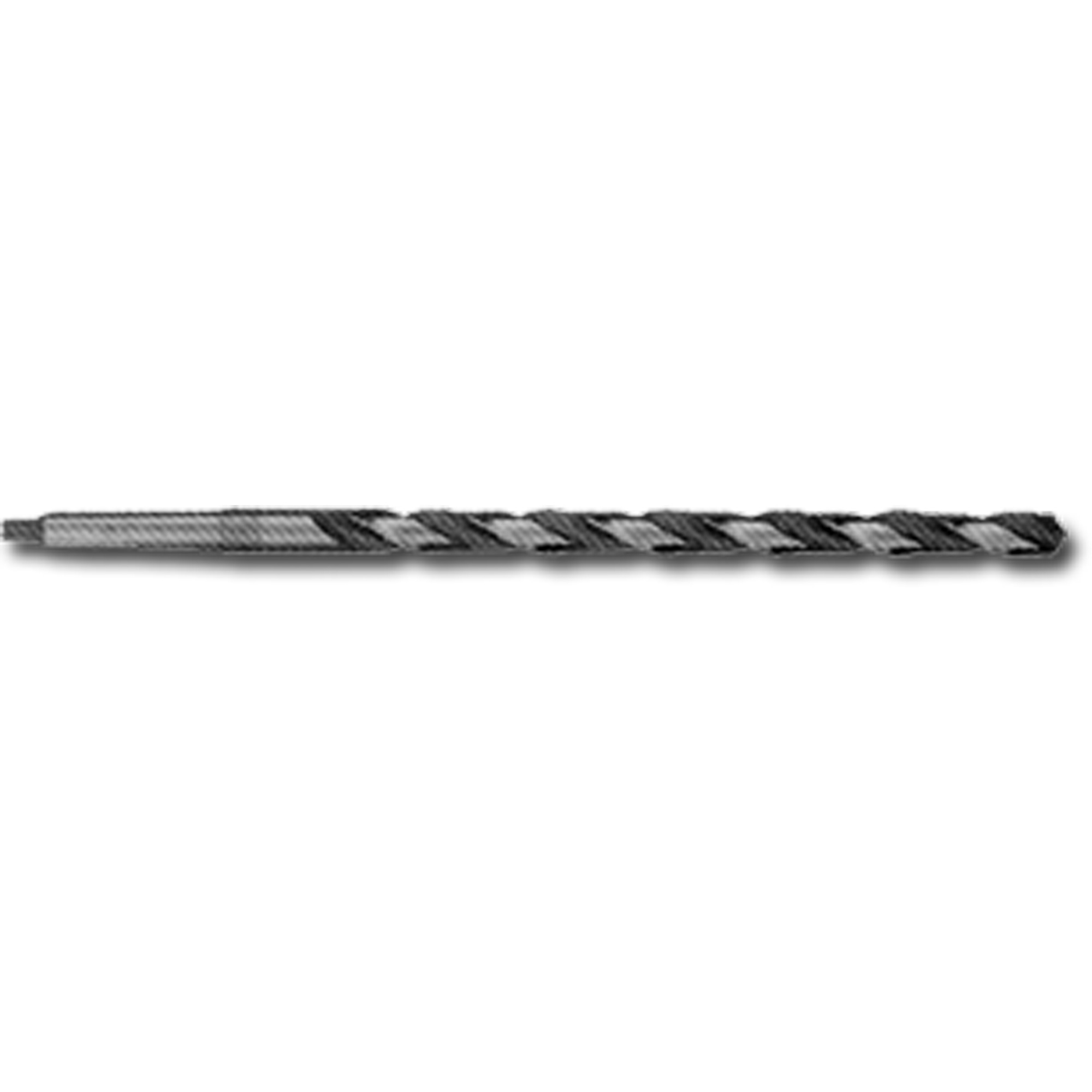 Foret à queue conique Morse extra long, 5/8", Acier rapide, Cannelure 8"