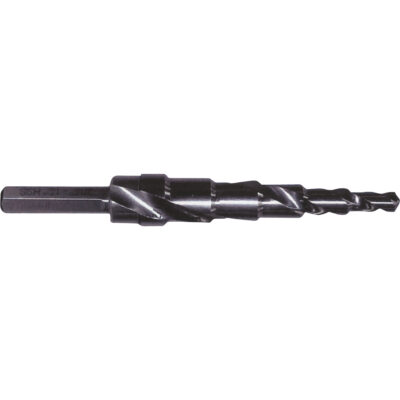 Foret étagé progressif, 1/4" - 3/4", Incréments de 1/16", Acier rapide