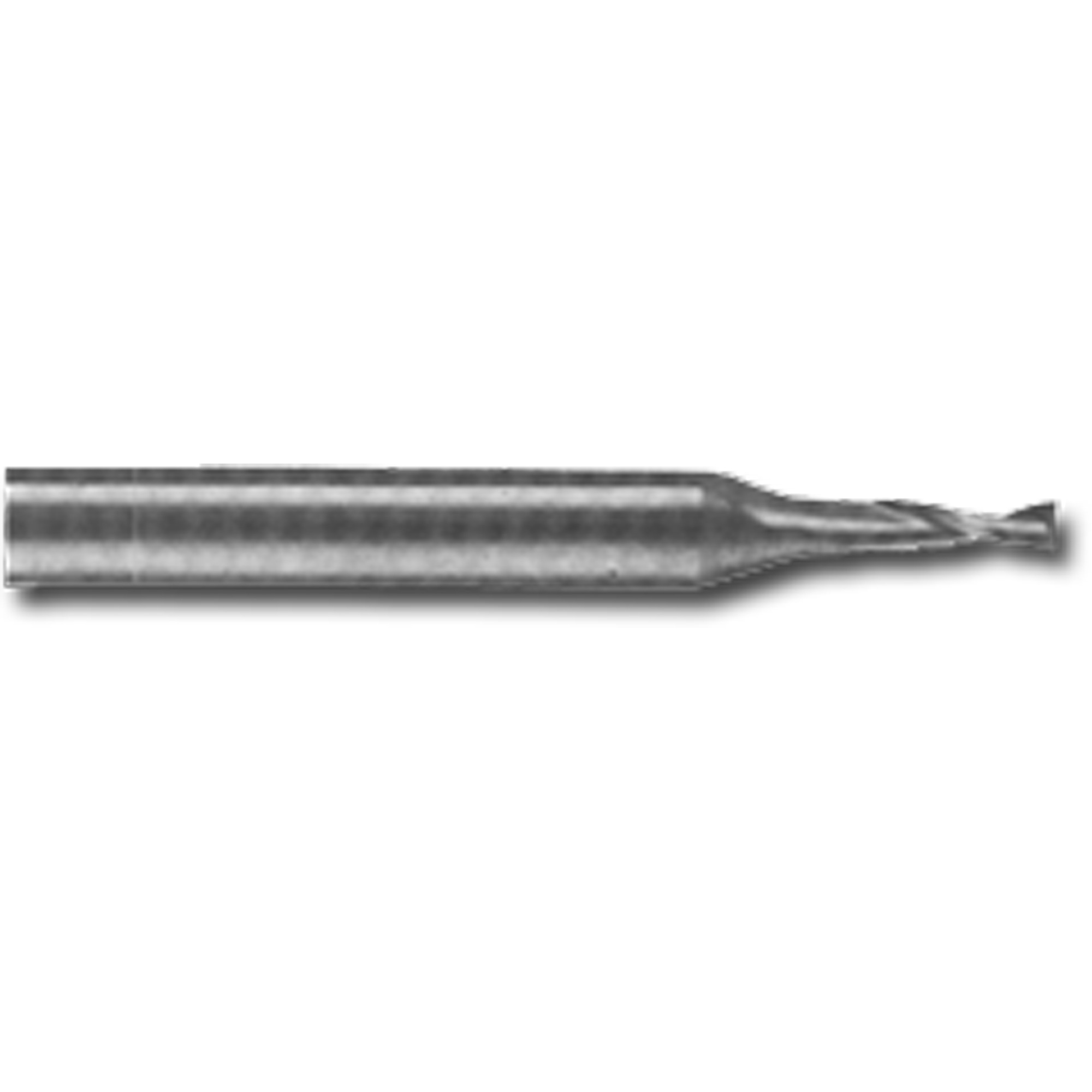 Fraise en bout miniature, 0,020 mm dia., 2 cannelures, Carbure