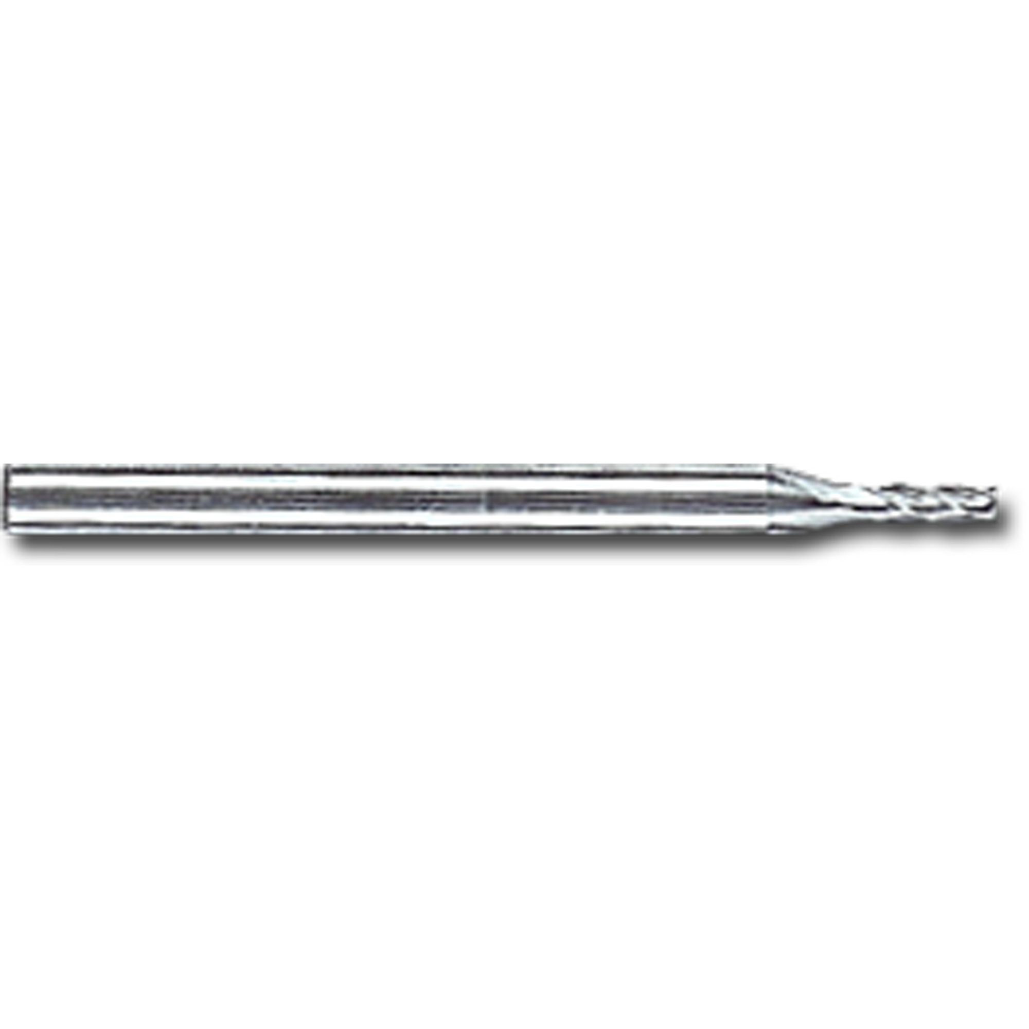 Fraise en bout miniature, 0,035 mm dia., 4 cannelures, Carbure