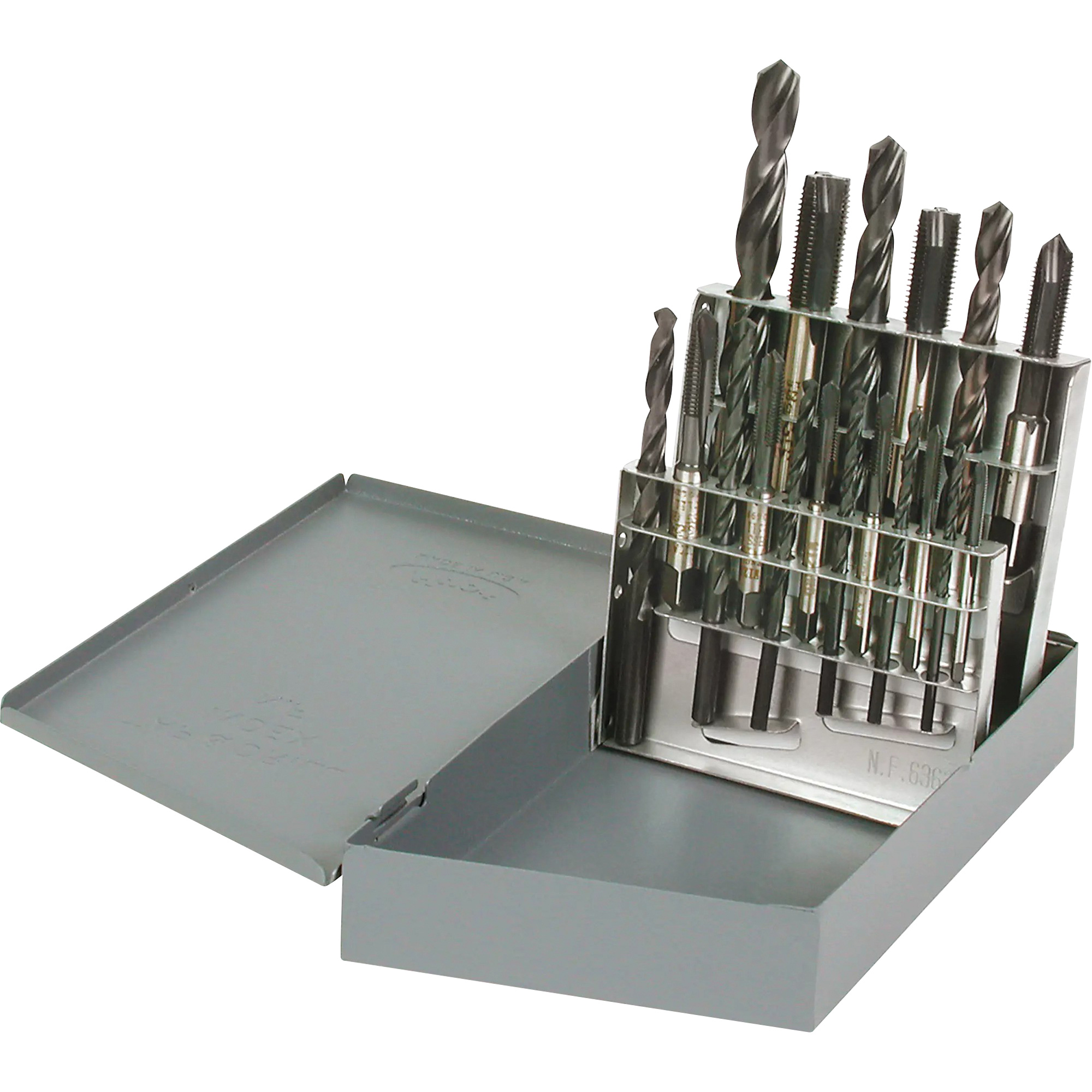 Jeu de tarauds manuels & forets, 18 morcea