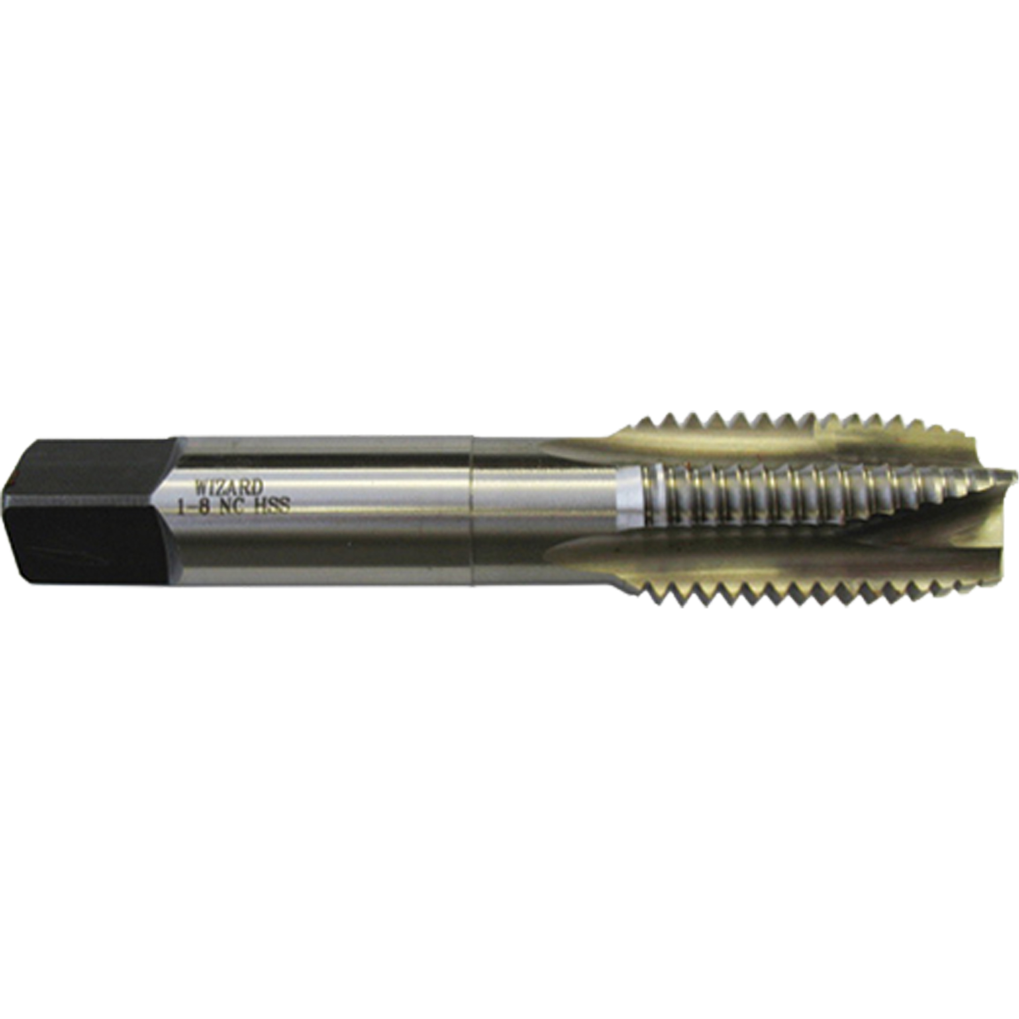 Taraud machine à cannelure spirale Bright Wizard, Filet de 1/2"-13, 3-3/8" l