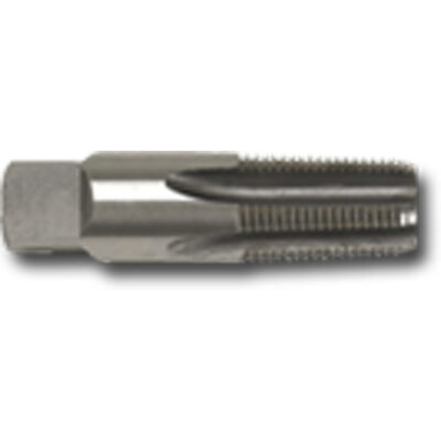 Taraud finisseur pour tuyau, 2"-11, 7 cannelures, 140 mm lo, Conique, Acier rapide