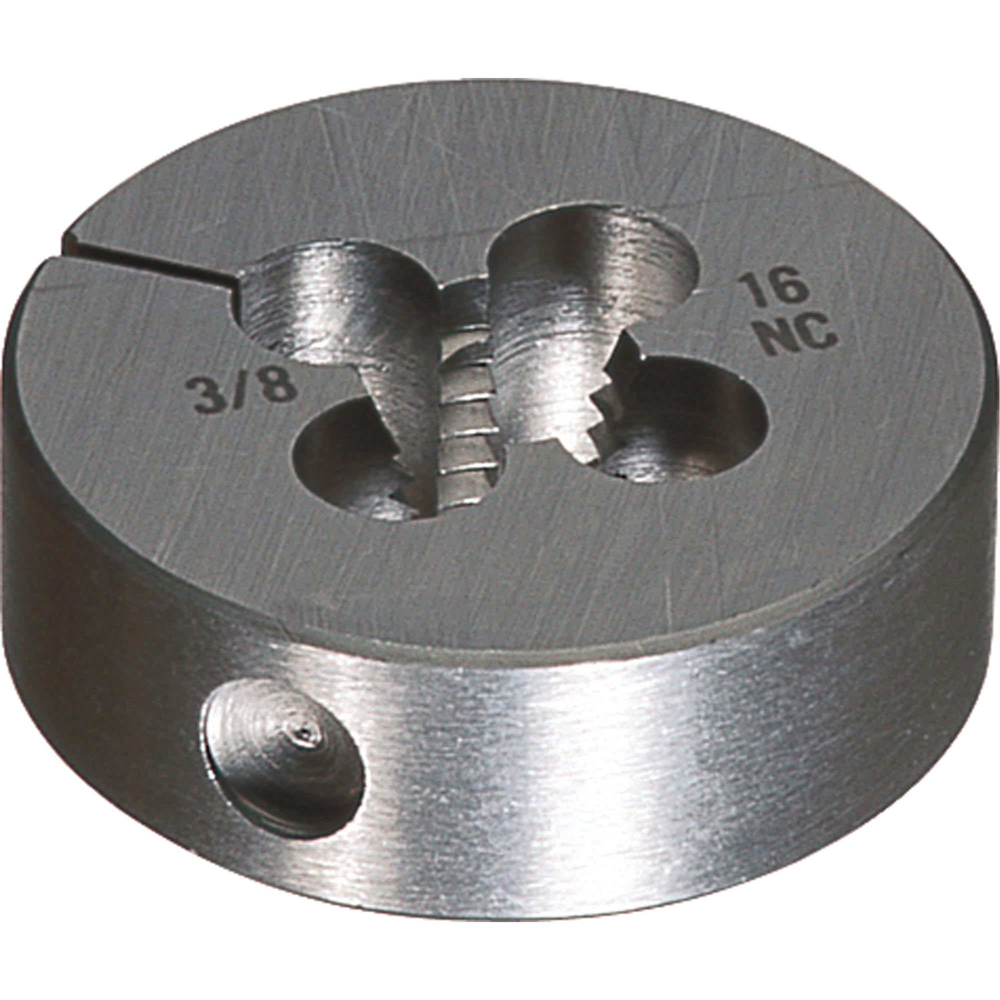 Matrices rondes ajustables, fini brillant, Filet de 8-32, Acier rapide
