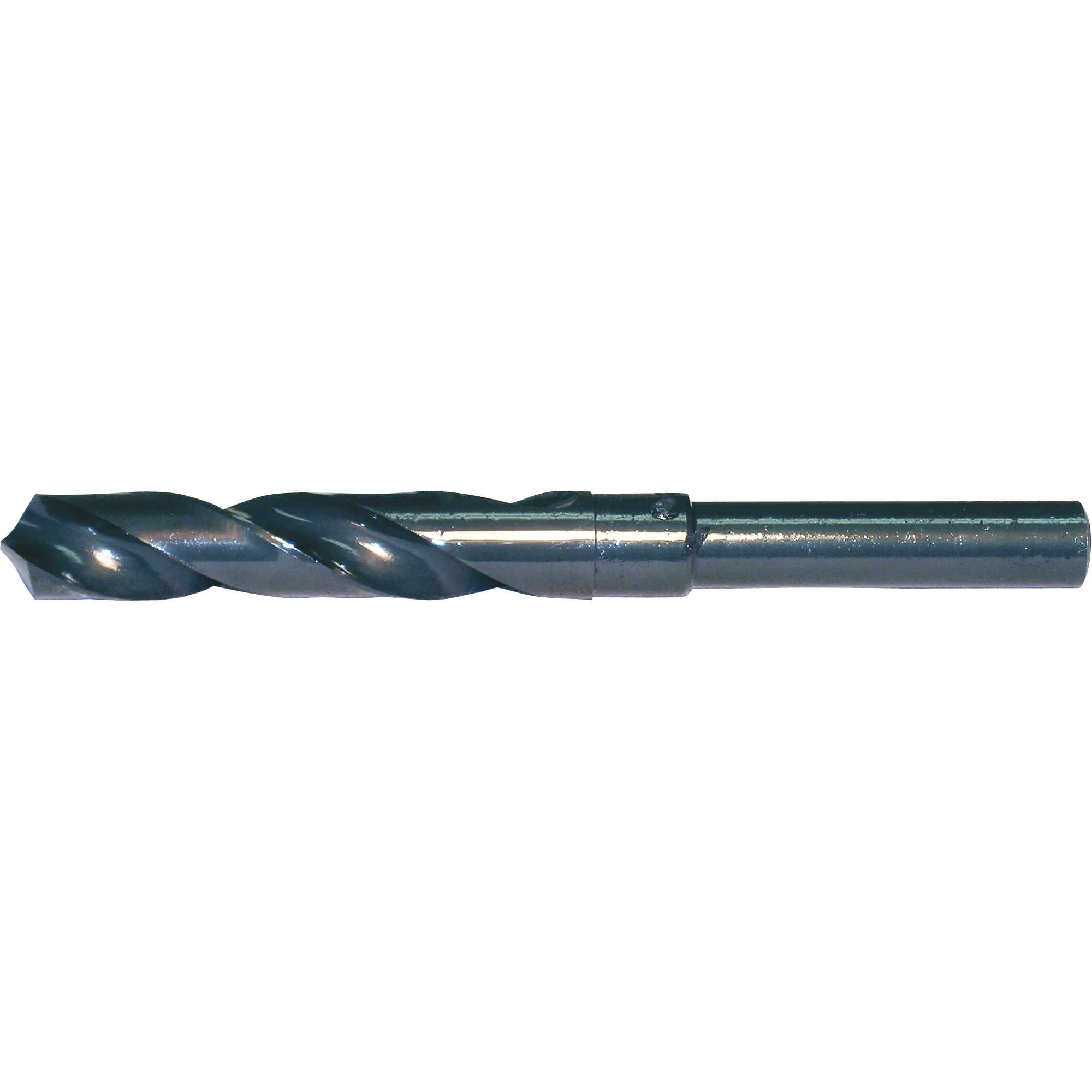 Foret à tige réduite 1/2", 1-1/16", Acier rapide, Cannelure 3-1/8", Pointe de 118°