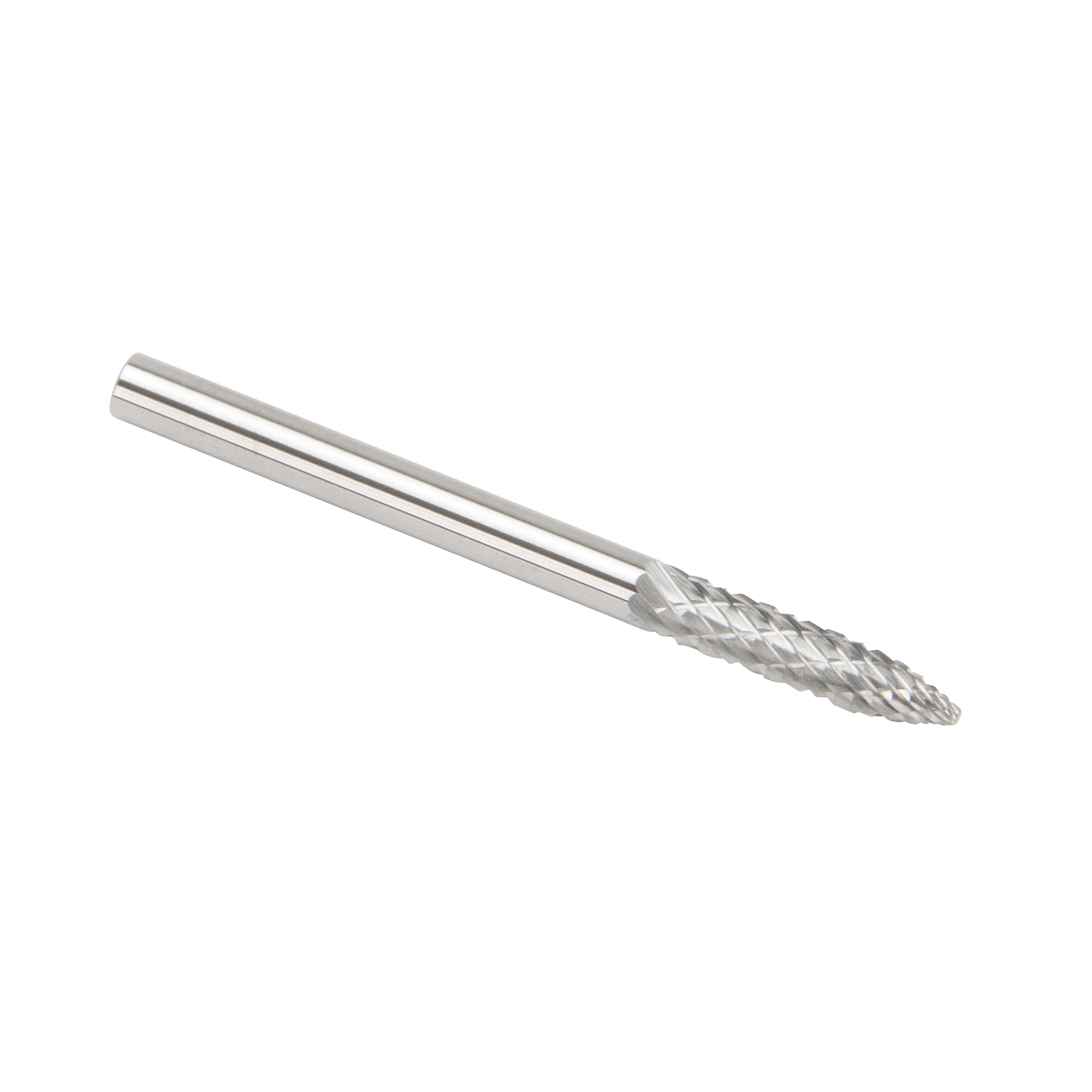 Fraises au carbure solide - Arboriforme avec extrémité en pointe, SG-44, 3 mm dia., 1/8" Tige