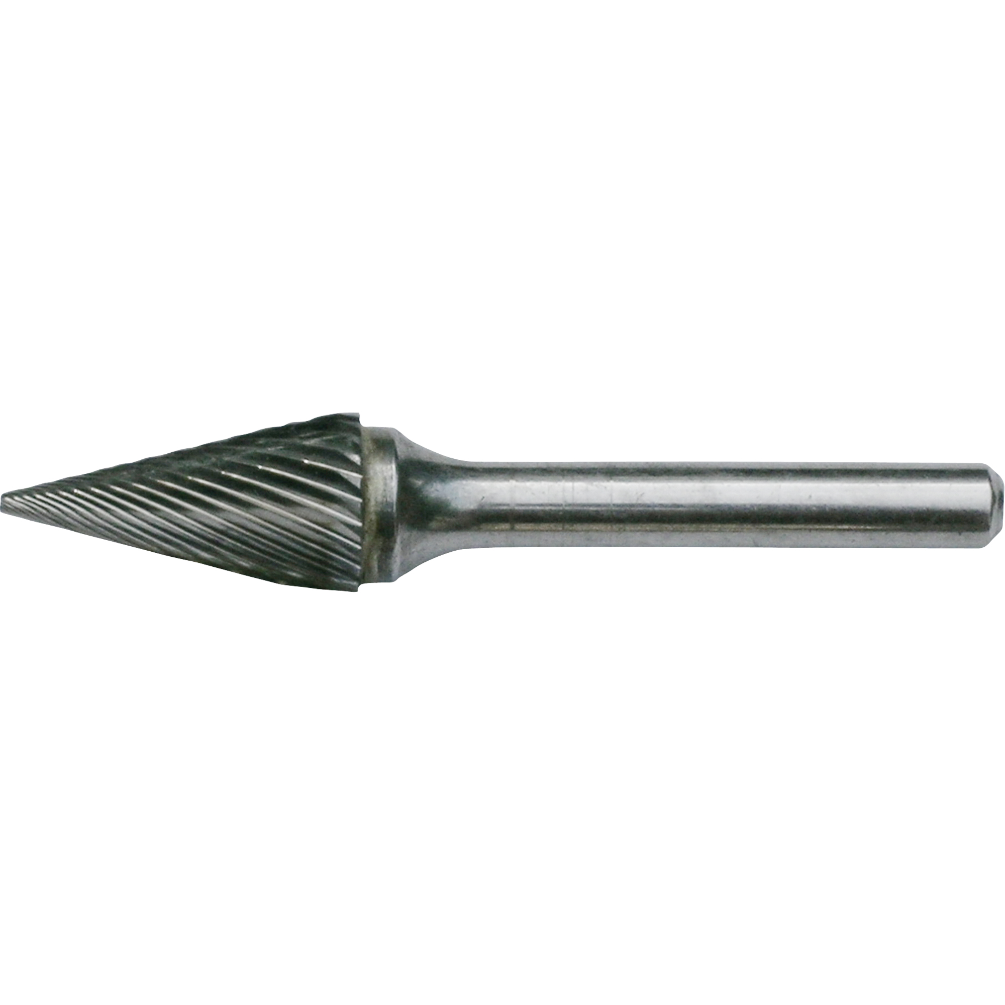 Fraises au carbure solide - Forme conique pointue, SM-5, 1/2" dia., 1/4" Tige, 7/8" Prof. de la coupe