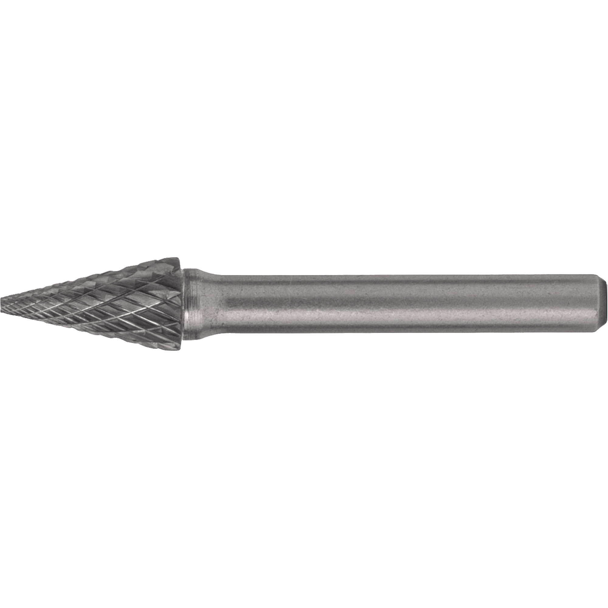 Fraises au carbure solide - Forme conique pointue, SM-5, 1/2" dia., 1/4" Tige, 7/8" Prof. de la coupe