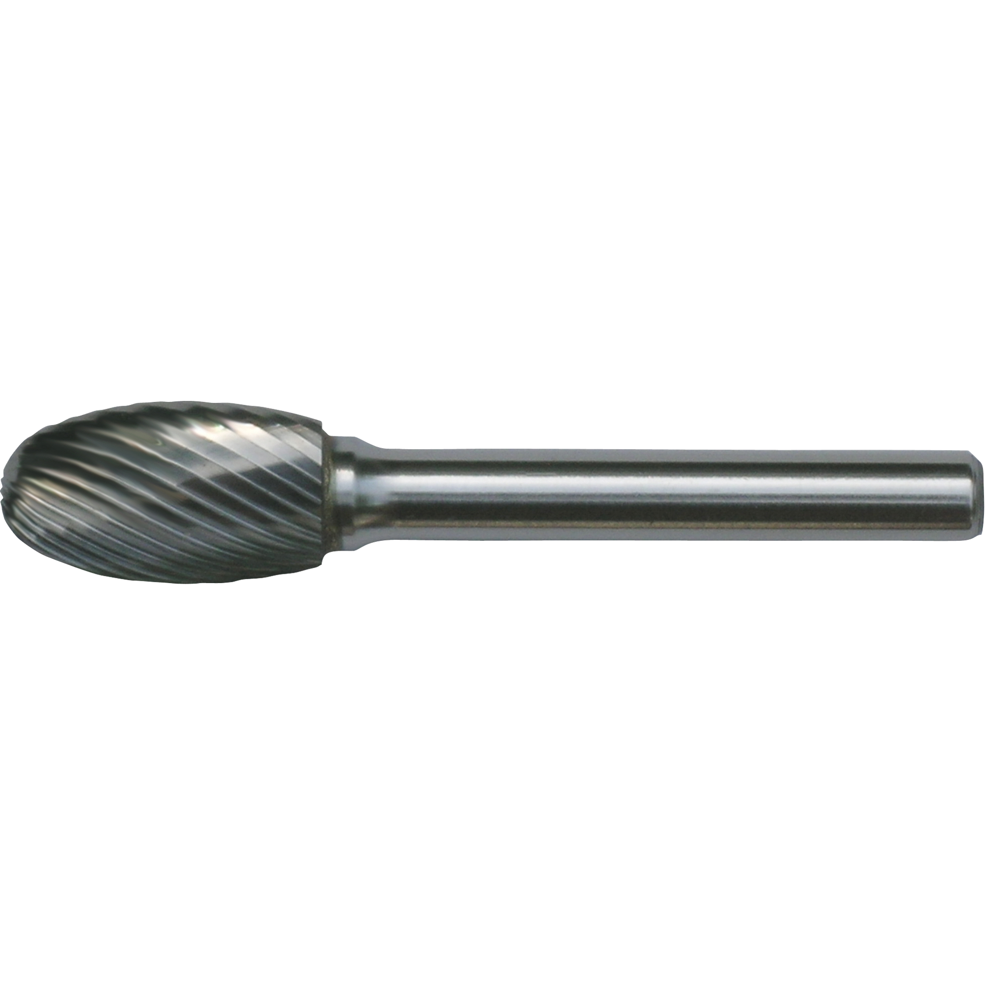 Fraises au carbure solide - Forme ovale, , 1/4" dia., 1/8" Tige, 3/8" Prof. de la coupe