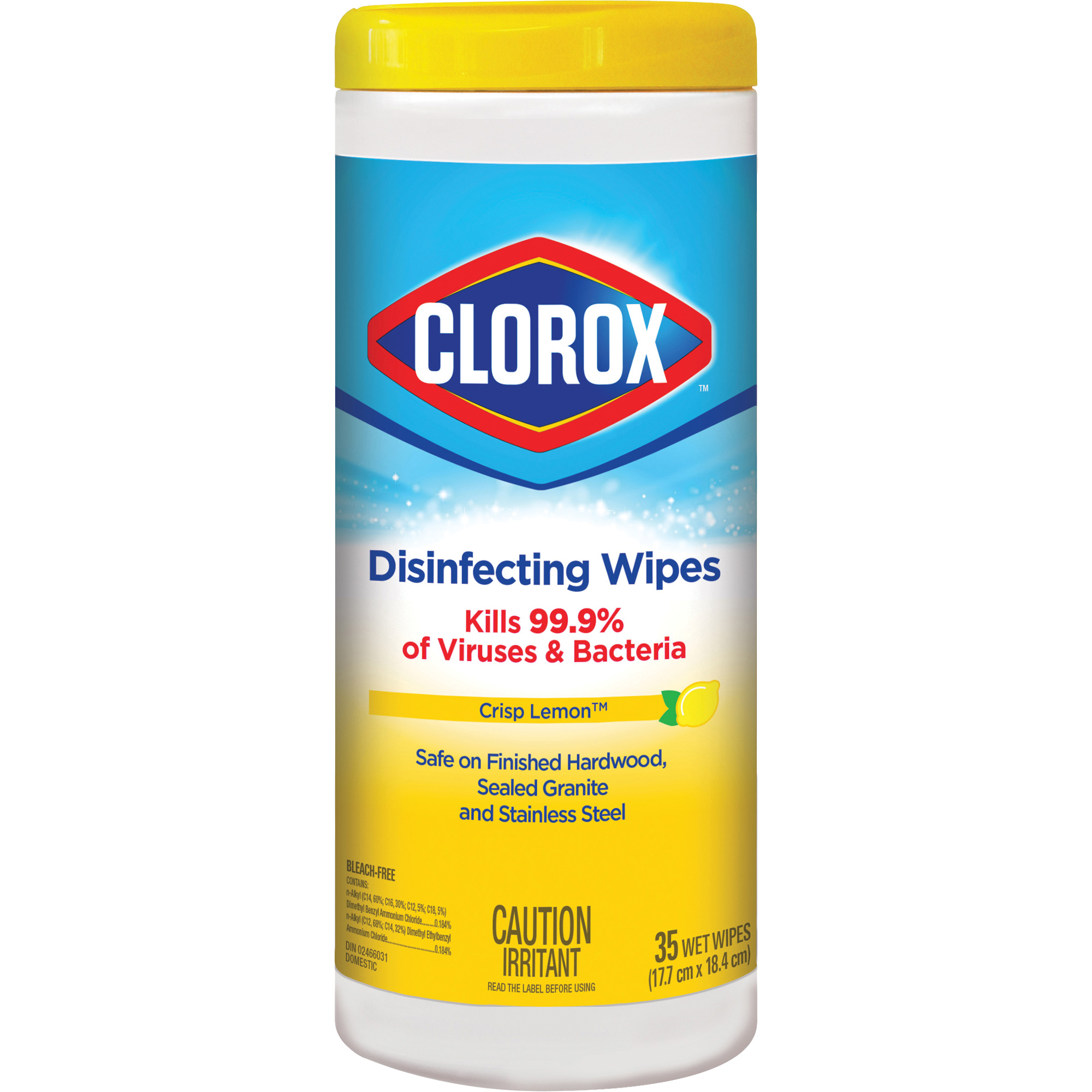 Lingettes désinfectantes, 35 lingettes