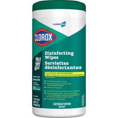 Lingettes désinfectantes, 75 lingettes