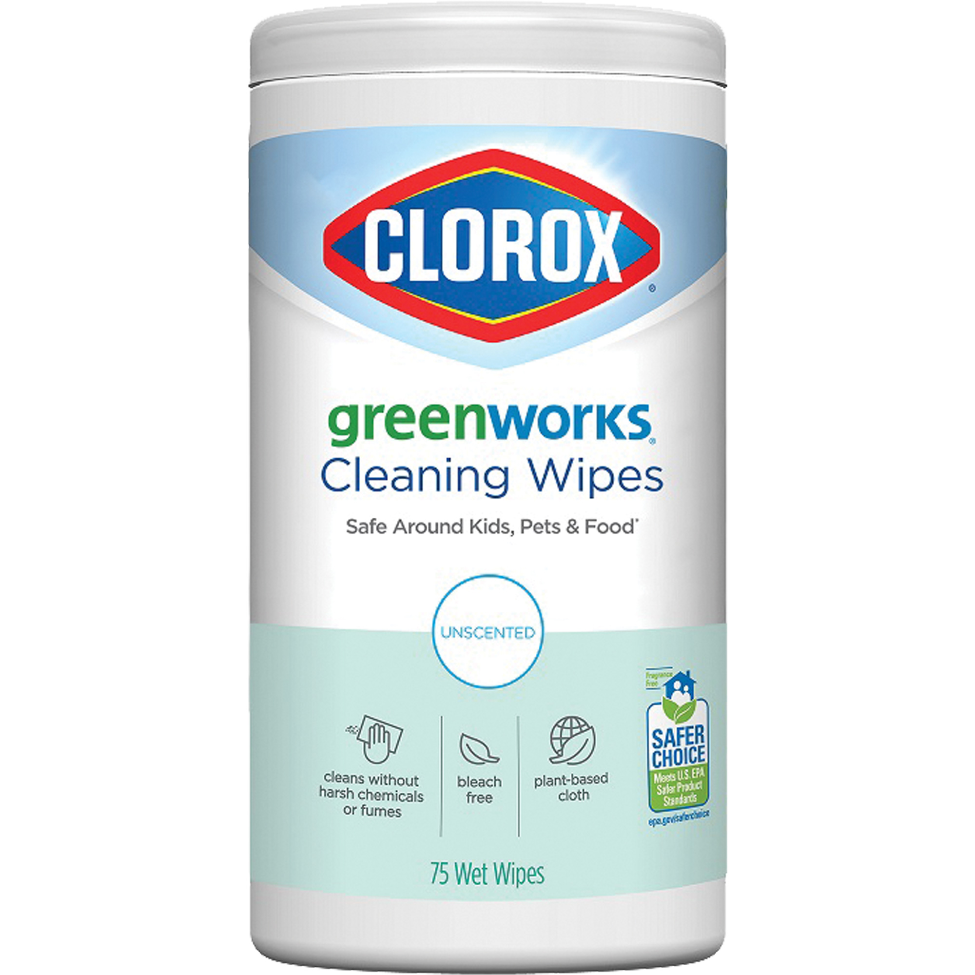 Lingettes nettoyantes GreenWorksMC, 75 lingettes