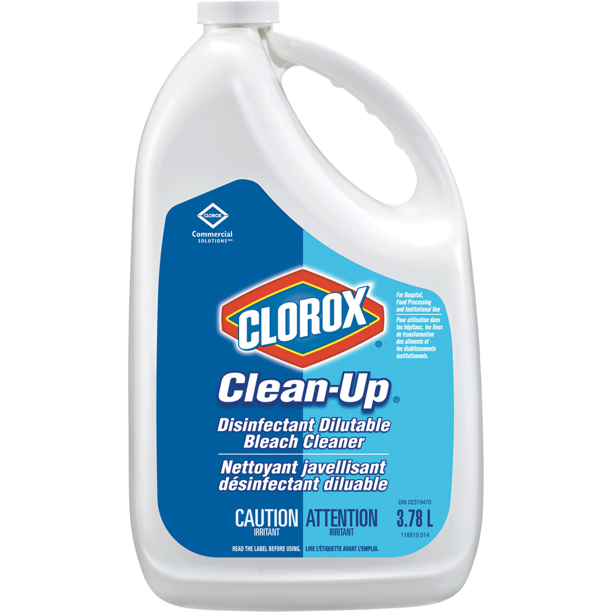 Nettoyant et désinfectant de surface avec javellisant Clean-UpMD, 3,78 L, Cruche