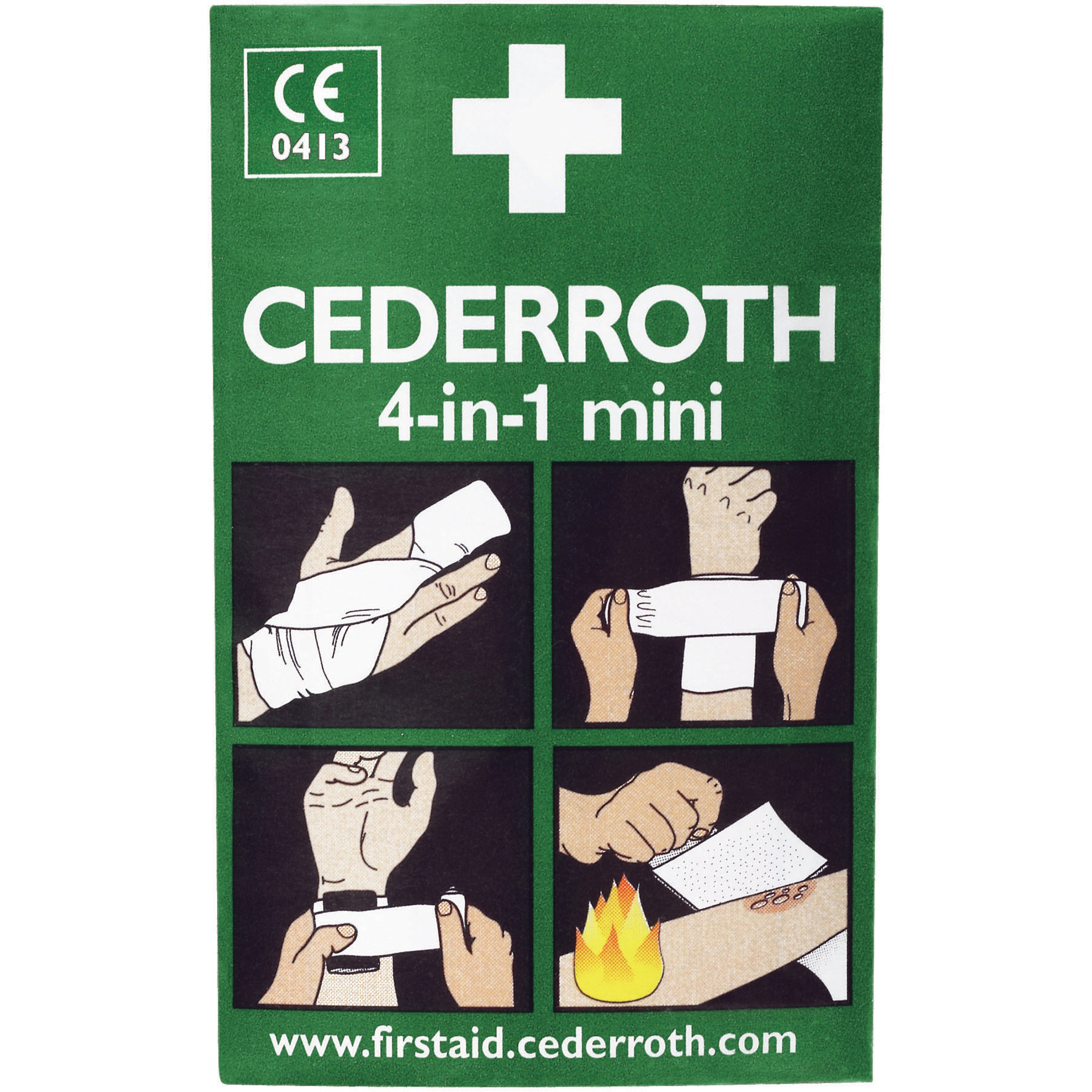 Coagulant 4-dans-1 Cederroth, 5" lo x 3" la