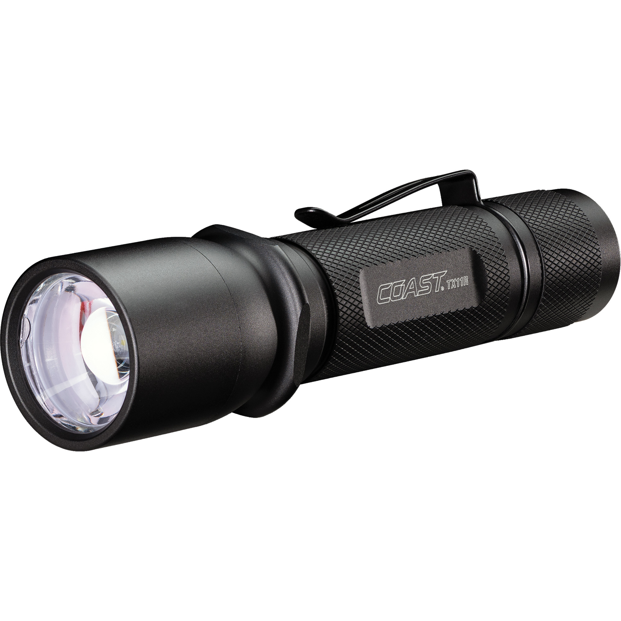 Lampe de poche rechargeable à double alimentation TX11R, DEL, 635 lumens, Piles Rechargeable