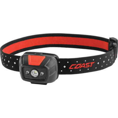 Lampe frontale à faisceau lumineux large FL19, DEL, 330 lumens, 3,25 hres de fonctionnement, piles AAA