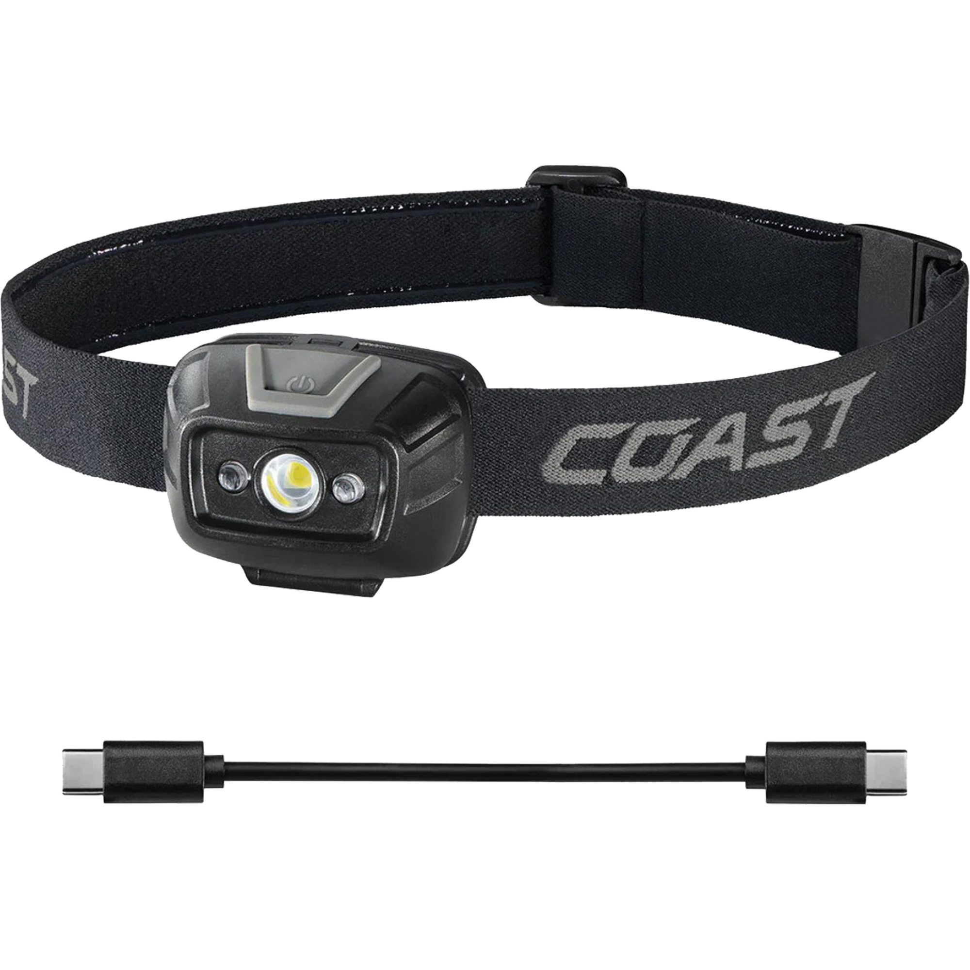 Lampe frontale projecteur à grand angle bicolore FL20R , DEL, 520 lumens, 2,5 hres de fonctionnement, piles Rechargeable