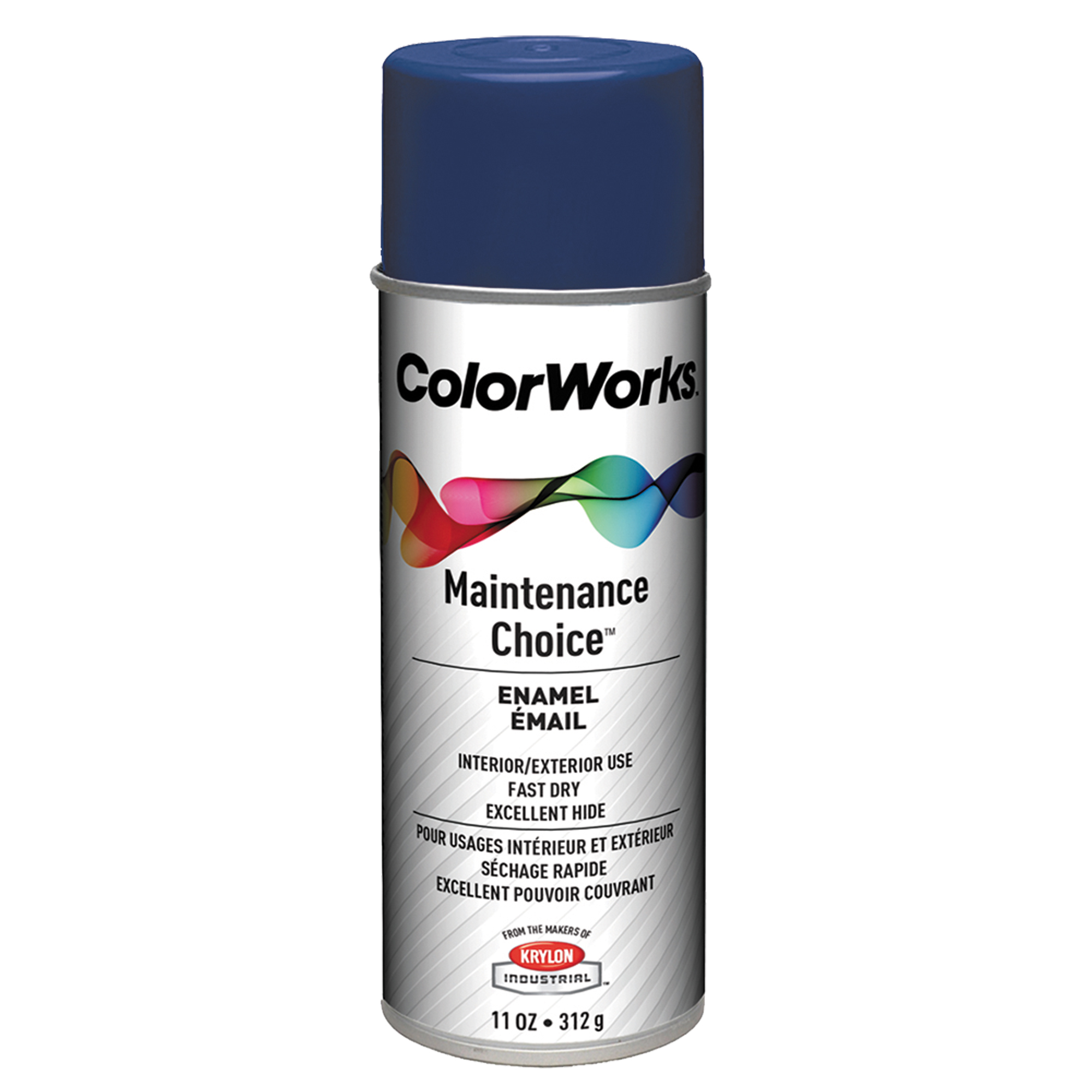 Émail Maintenance ChoiceMC, Bleu marin, Brillant, 11 oz, Canette aérosol
