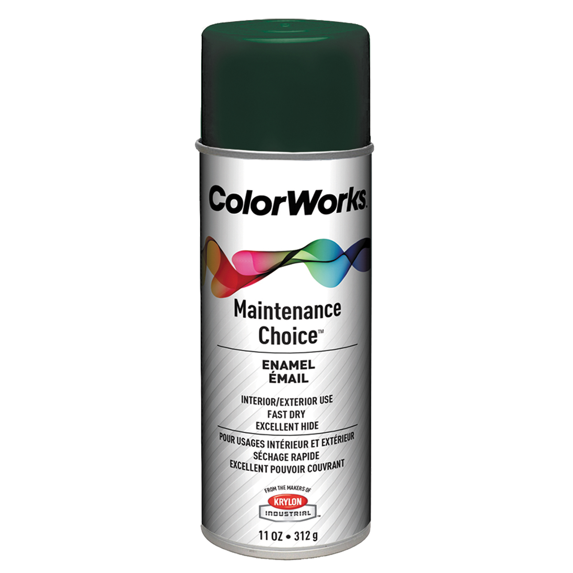 Émail Maintenance ChoiceMC, Vert chasseur, Brillant, 10 oz, Canette aérosol