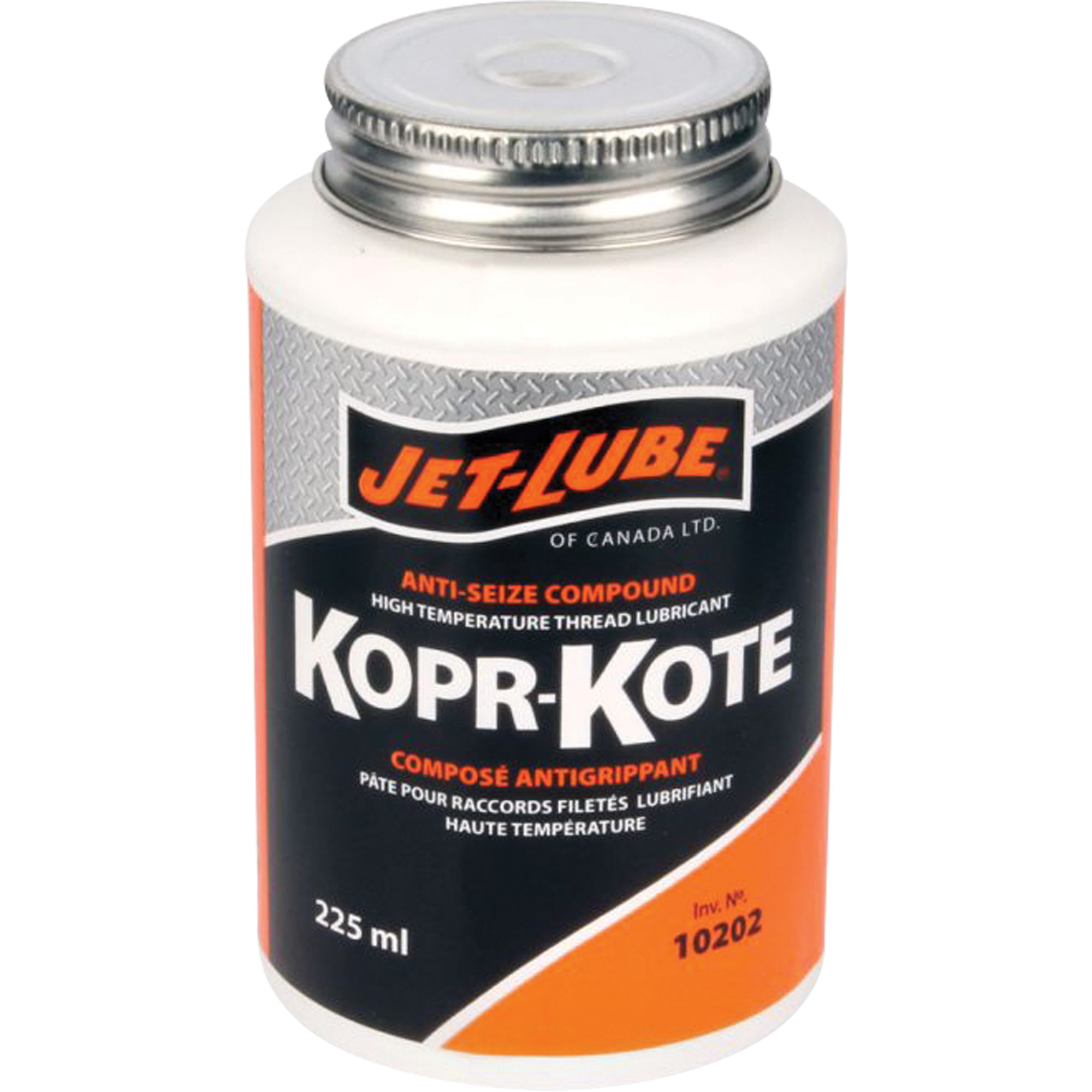 Composé pour les colliers de forage et joints d’outillage sur les chantiers pétrolifères Kopr-KoteMD, 225 ml, Canette à dessus brosse, 450°F (232°C) Temp max.