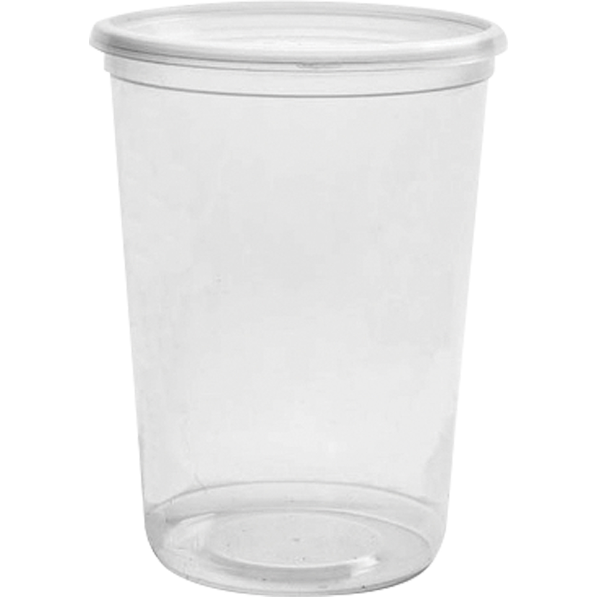 Contenant à charcuterie transparent sans couvercle Magik 32 oz, Plastique, Ronde