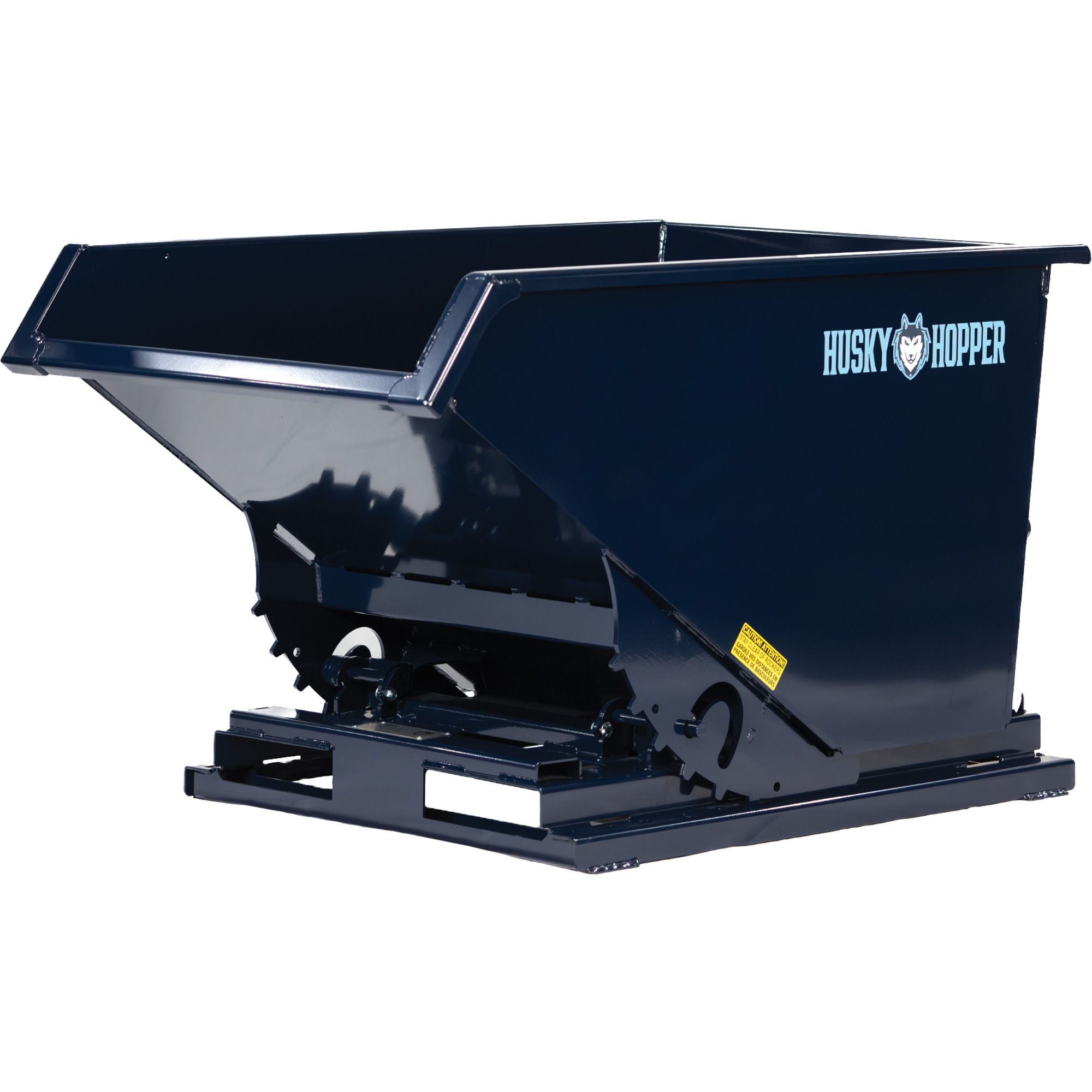 Conteneur autobasculeur, Acier, 3 vg³, Bleu