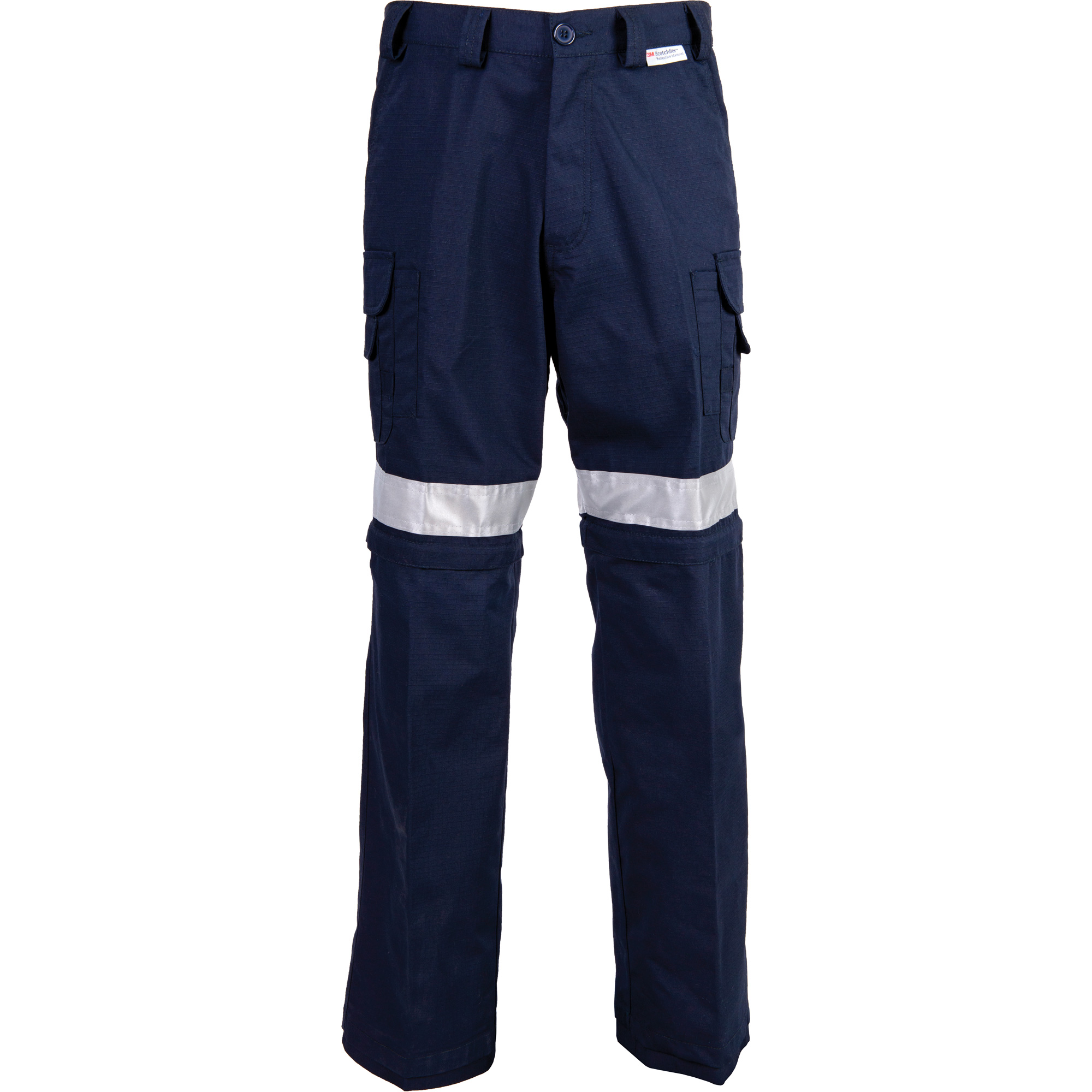 Pantalon haute visibilité, Poly-coton, 32, Bleu marin