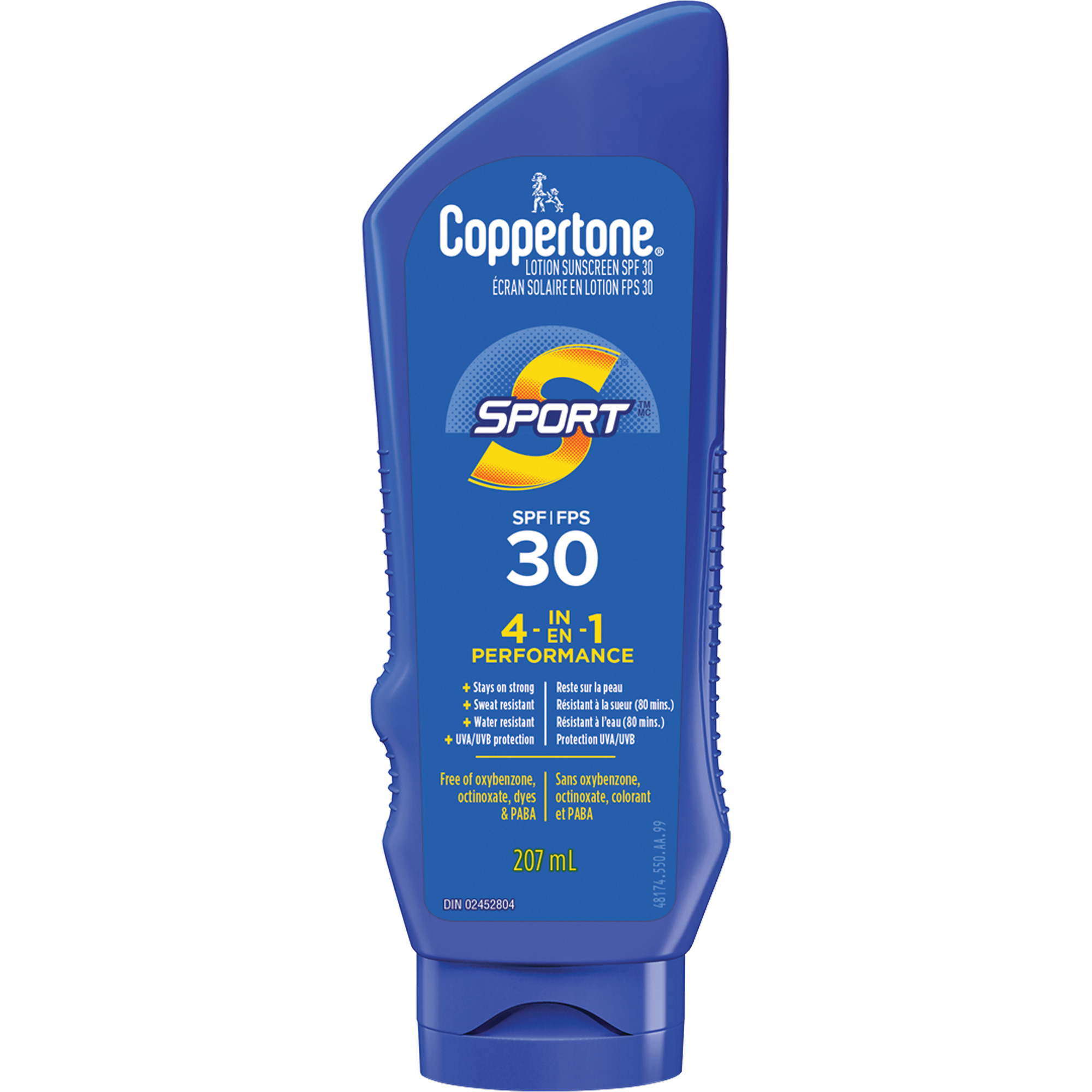 Crème solaire 4 en 1 SportMD, FPS 30, Lotion