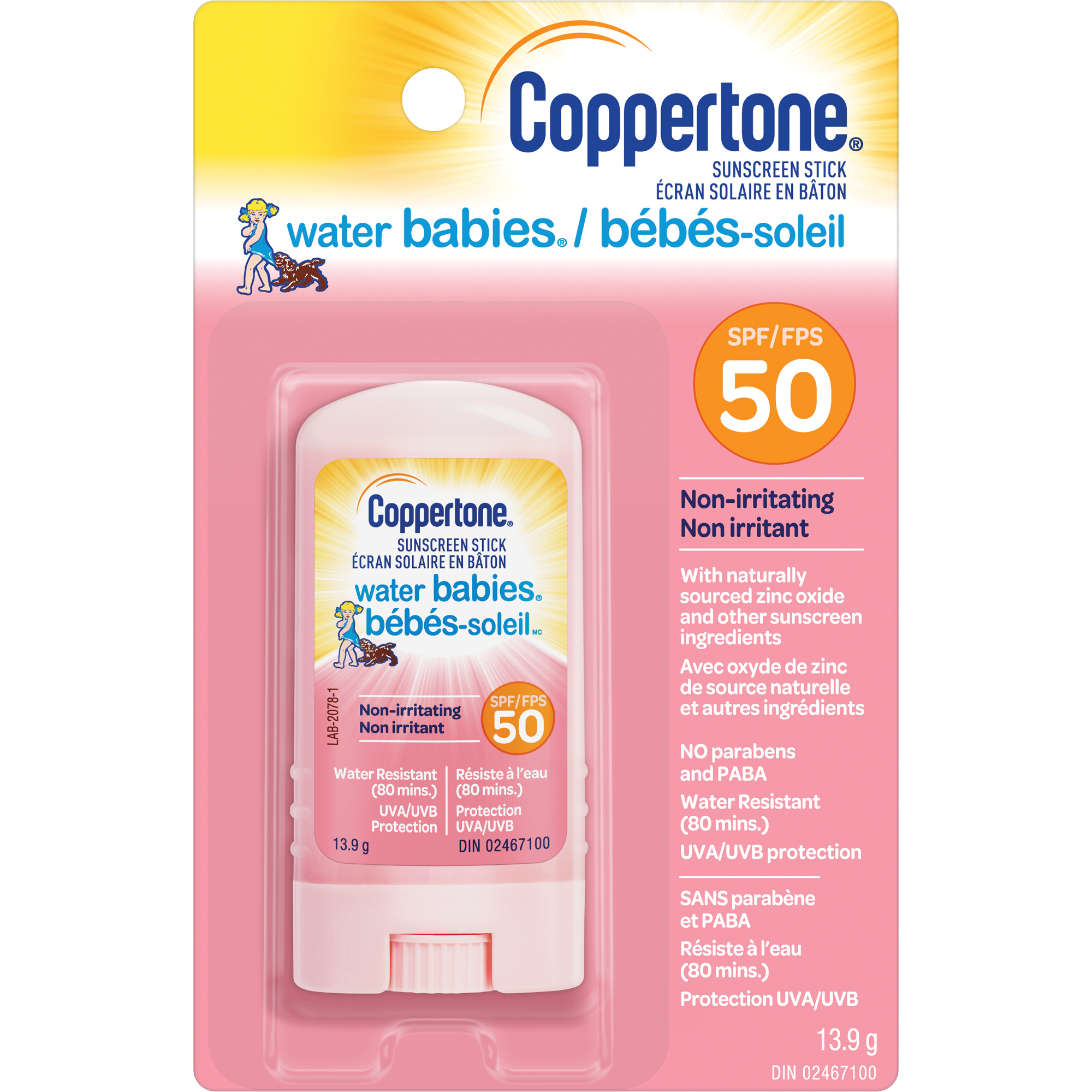 Écran solaire Bébés-soleilMD, FPS 50, Bâton