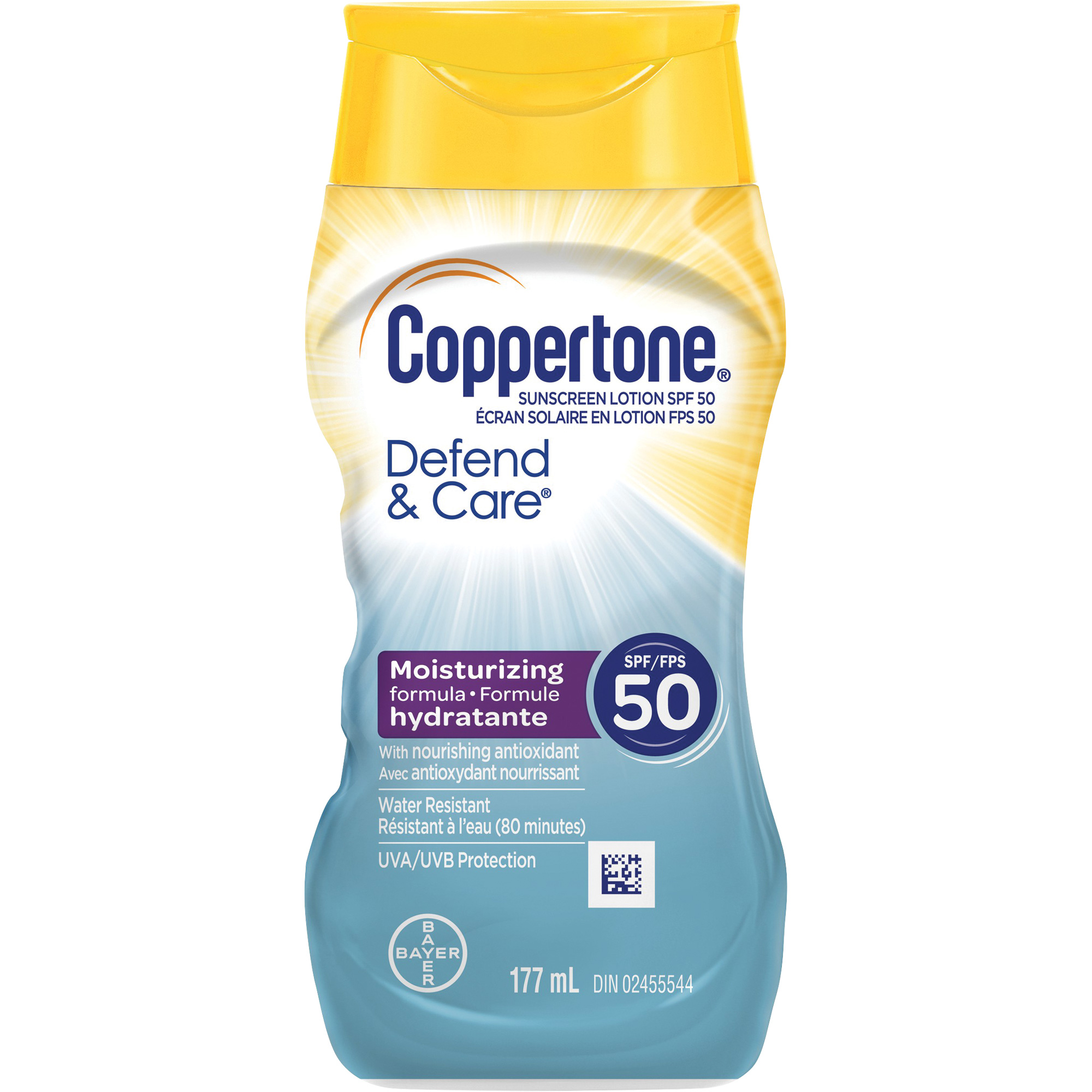 Écran solaire hydratant Defend & CareMD, FPS 50, Lotion