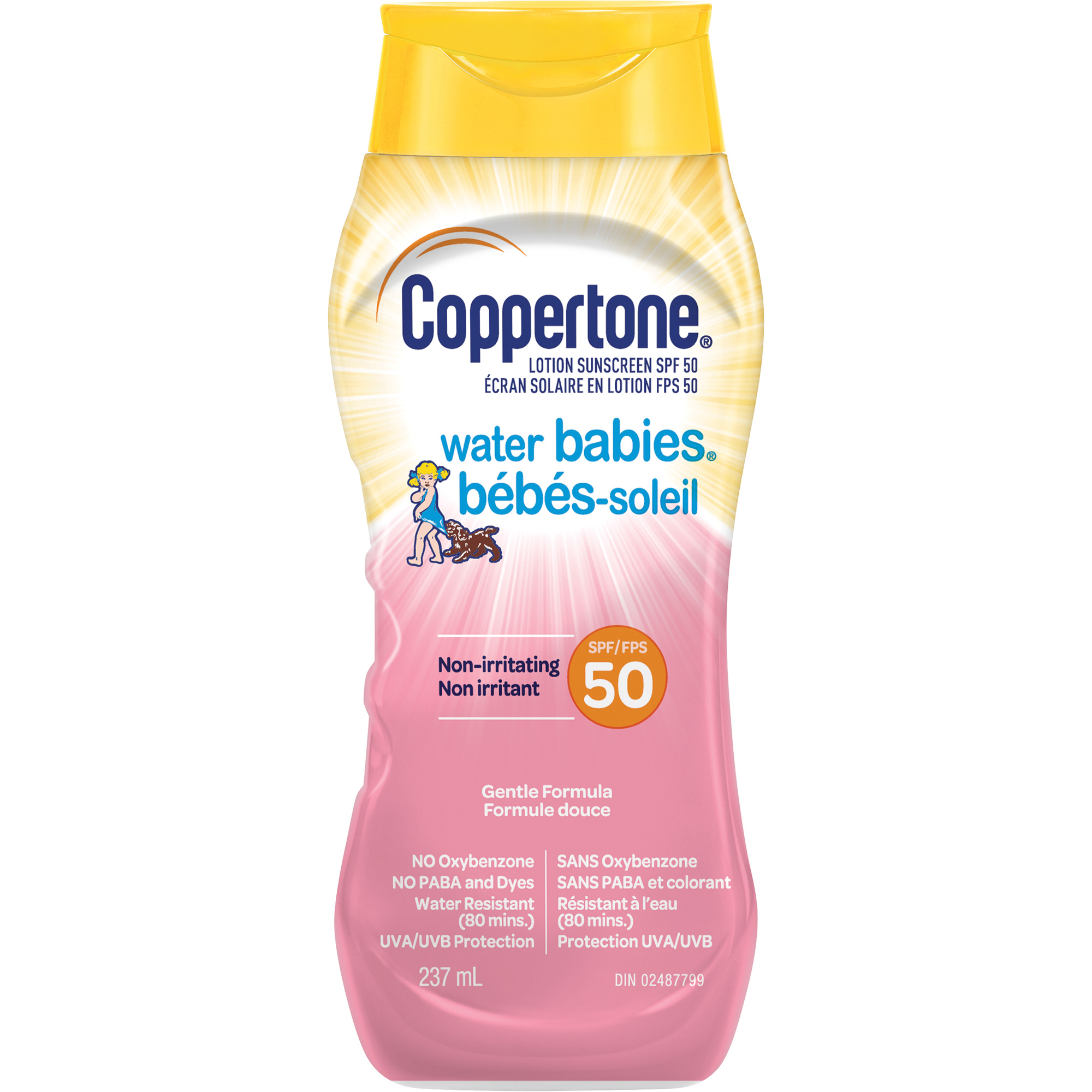 Écran solaire non irritant Water BabiesMD, FPS 50, Lotion