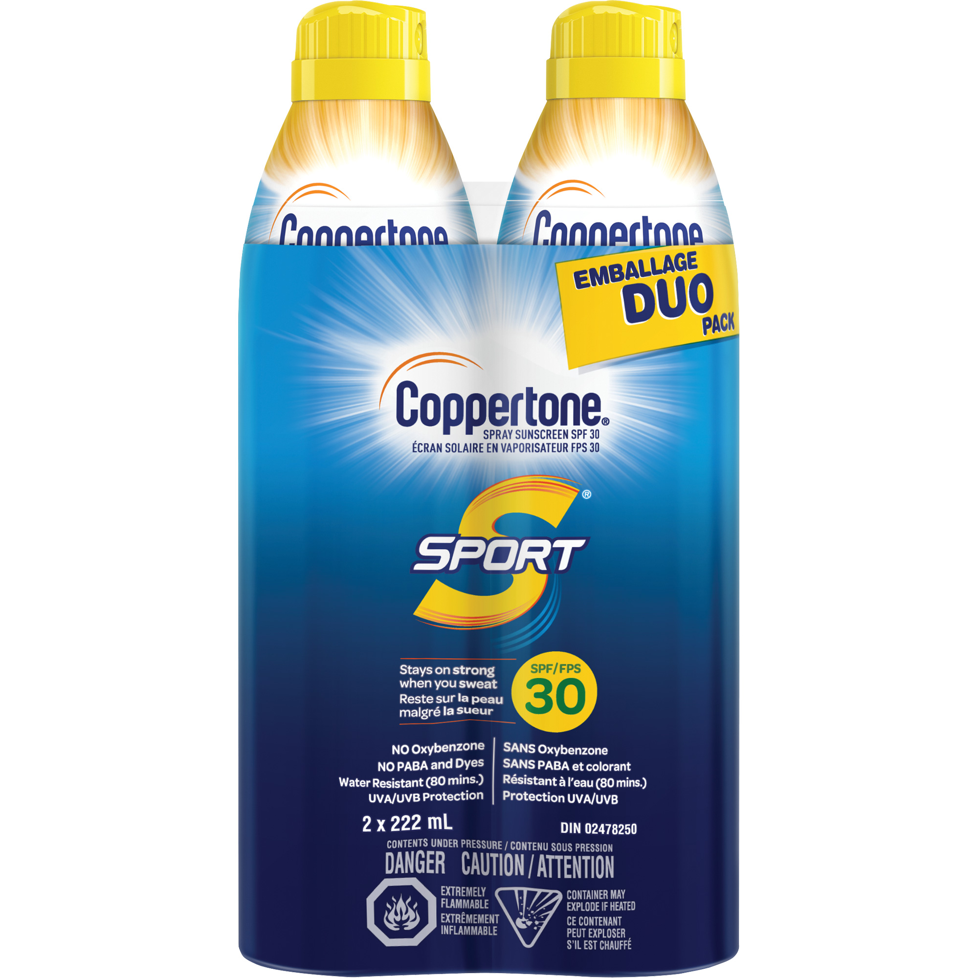 Écran solaire résistant à l'eau SportMD, FPS 30, Aérosol