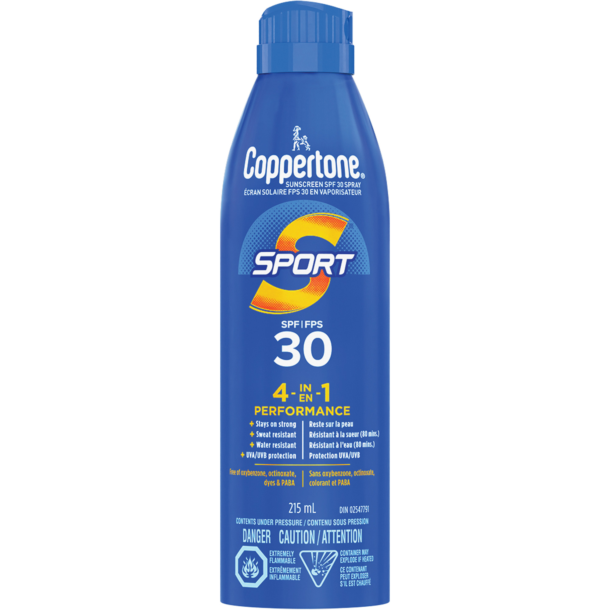 Écran solaire résistant à l'eau SportMD, FPS 30, Aérosol