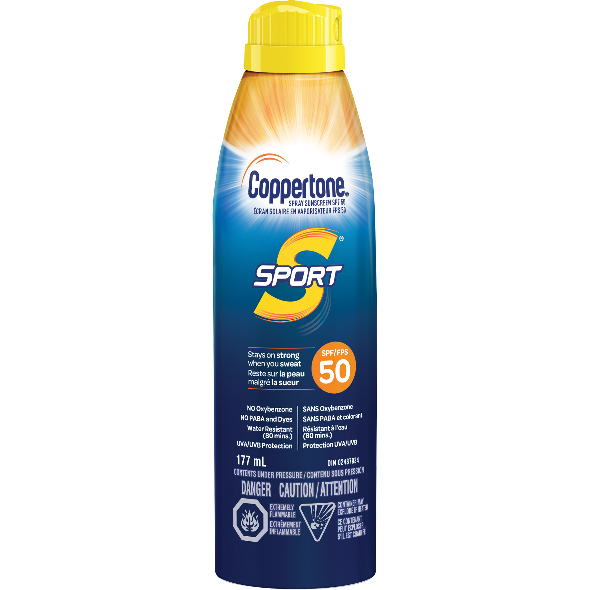 Écran solaire résistant à l'eau SportMD, FPS 50, Aérosol
