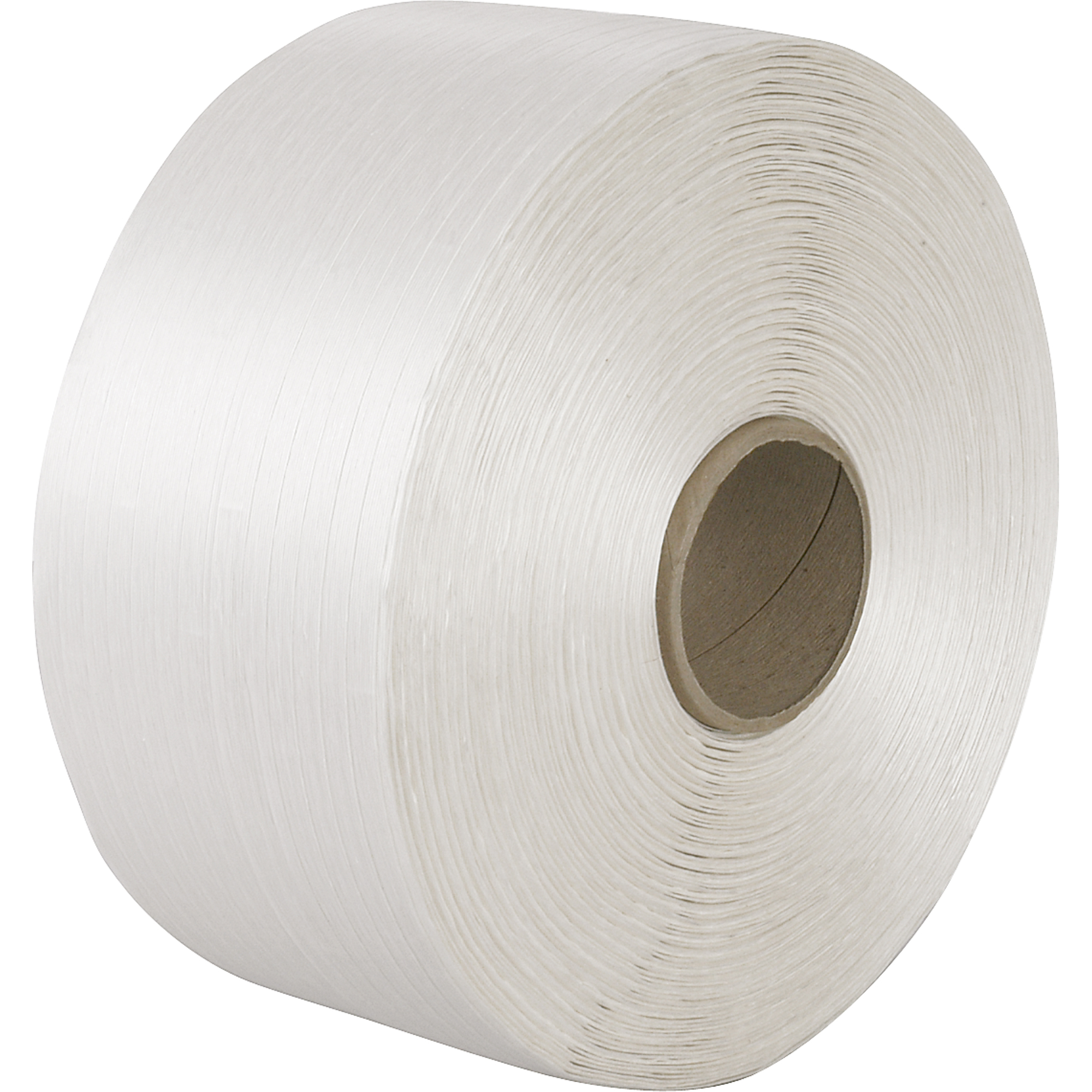 Feuillard en cordon tissé, Cordon en polyester, 1/4" la x 7800' lo, Calibre Manuel