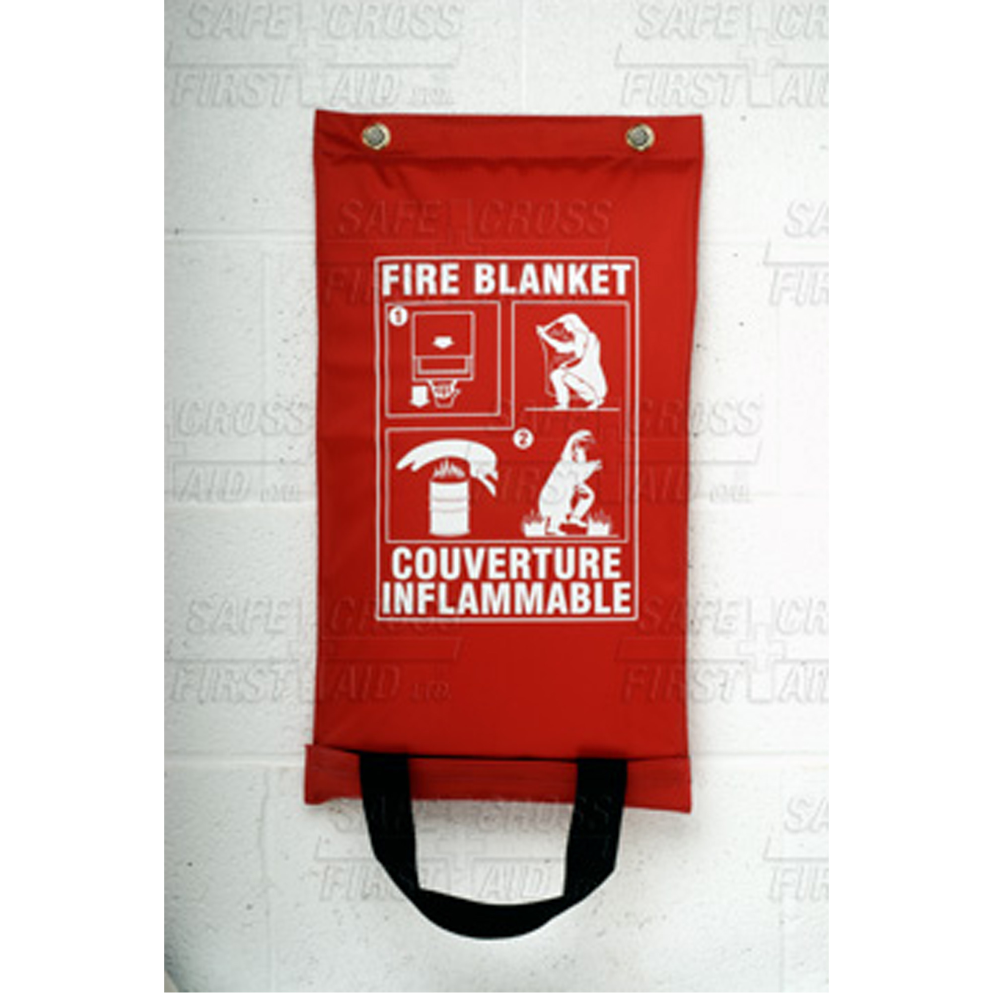 Couverture anti-feu, Fibre de verre, 72"lo x 59"la