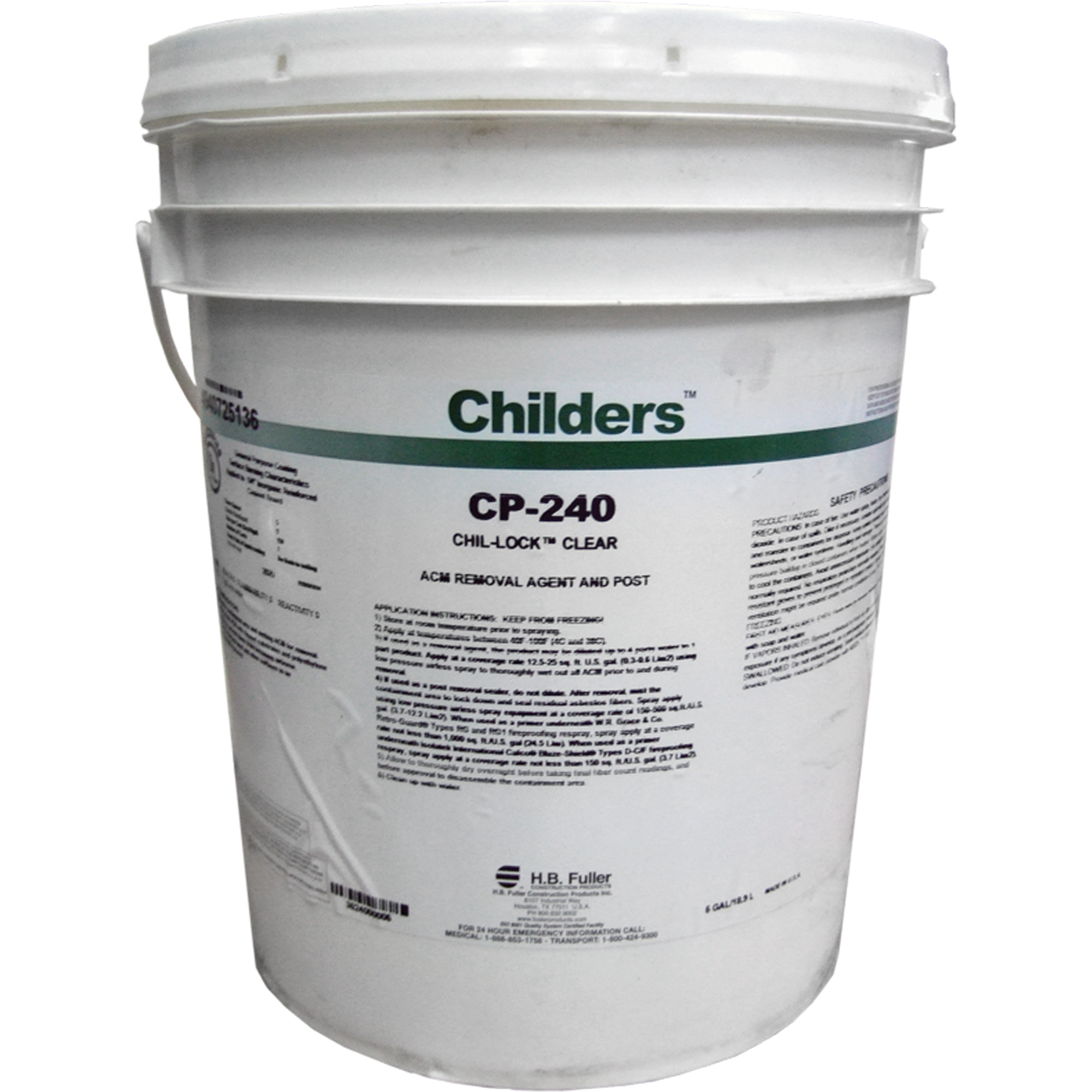 CP-240 Agent mouillant ignifuge, 20 L, Seau, Transparent