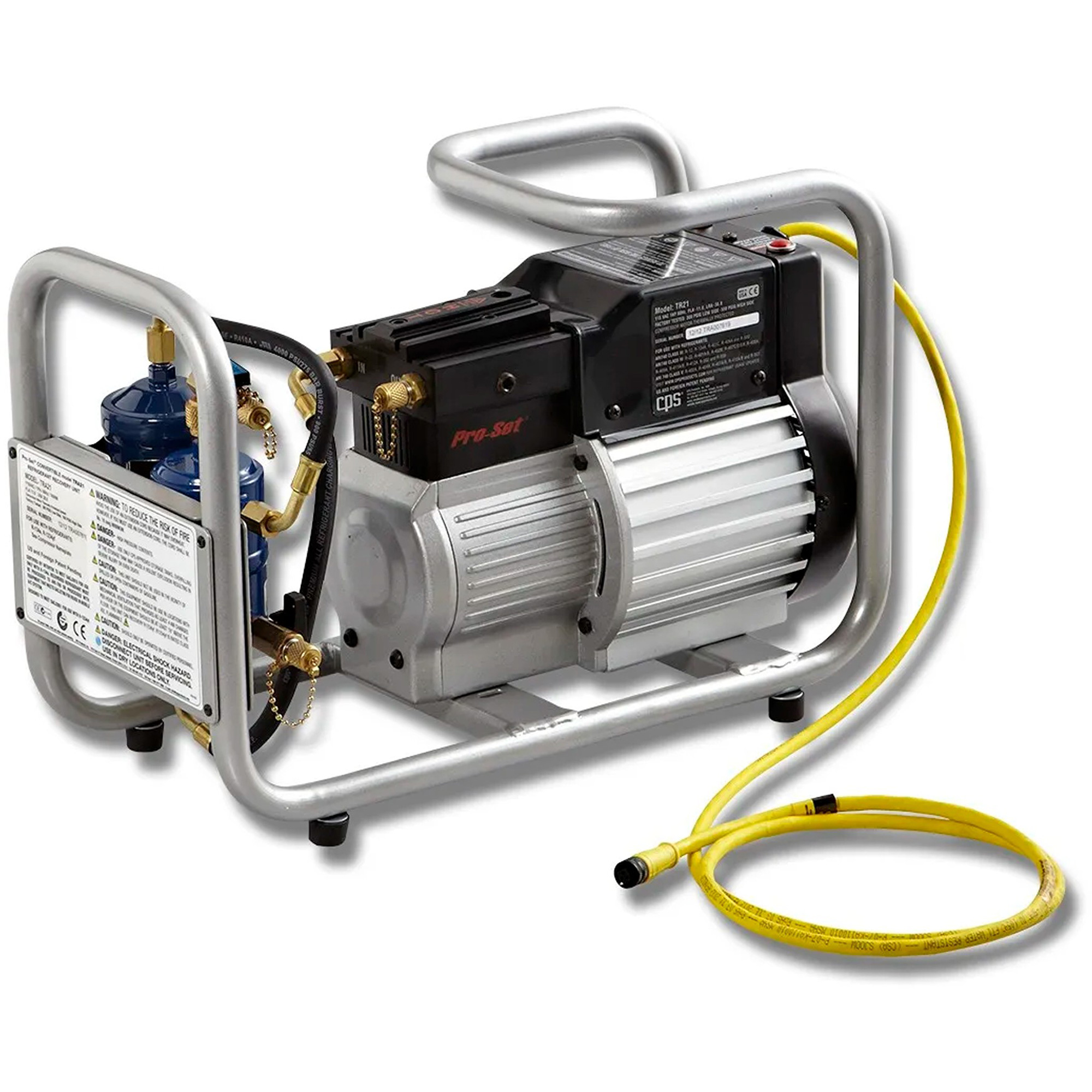 Aspirateur de réfrigérant R134A et R1234YF avec collecteur