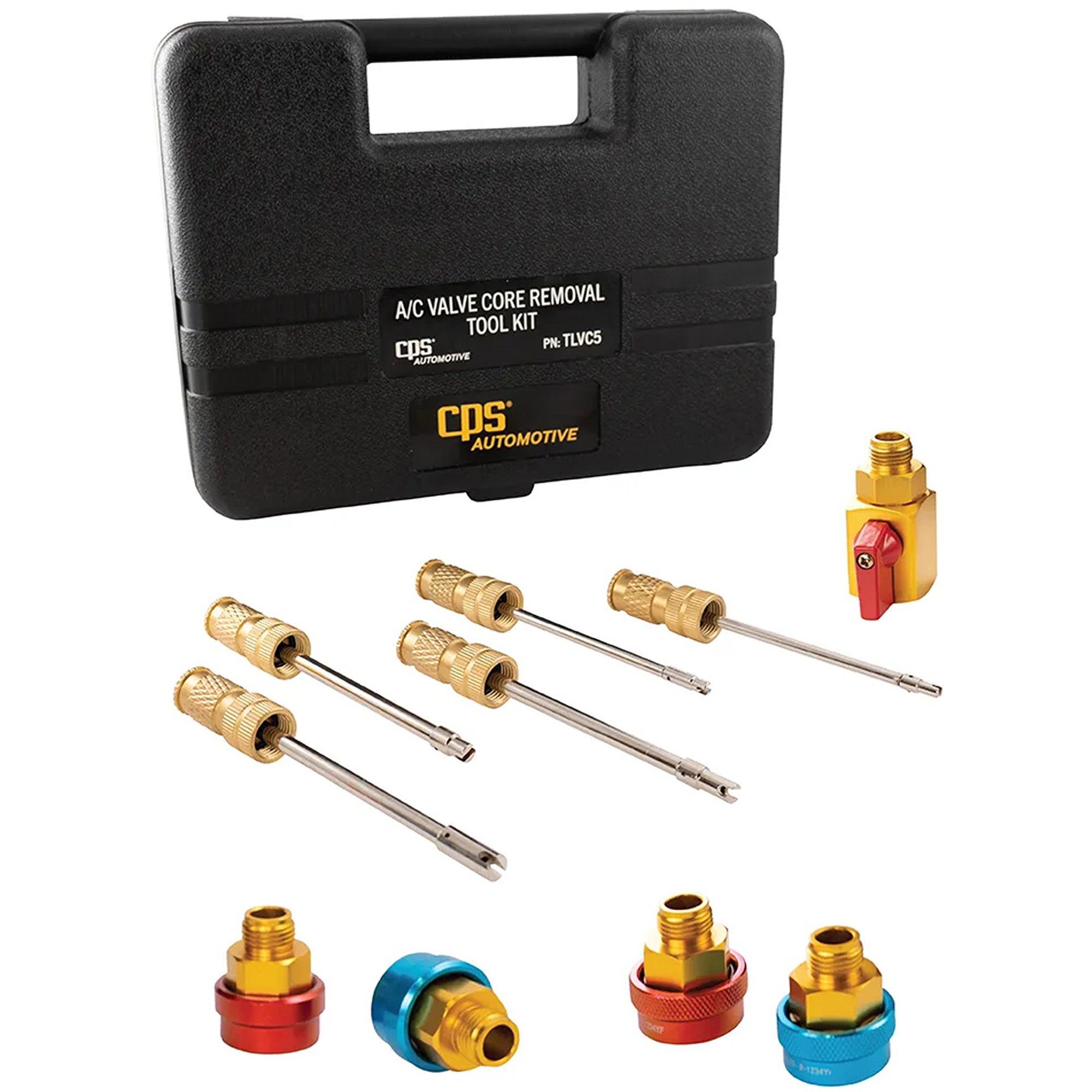 Ensemble de 10 morceaux pour le démontage des noyaux de valves de climatisation