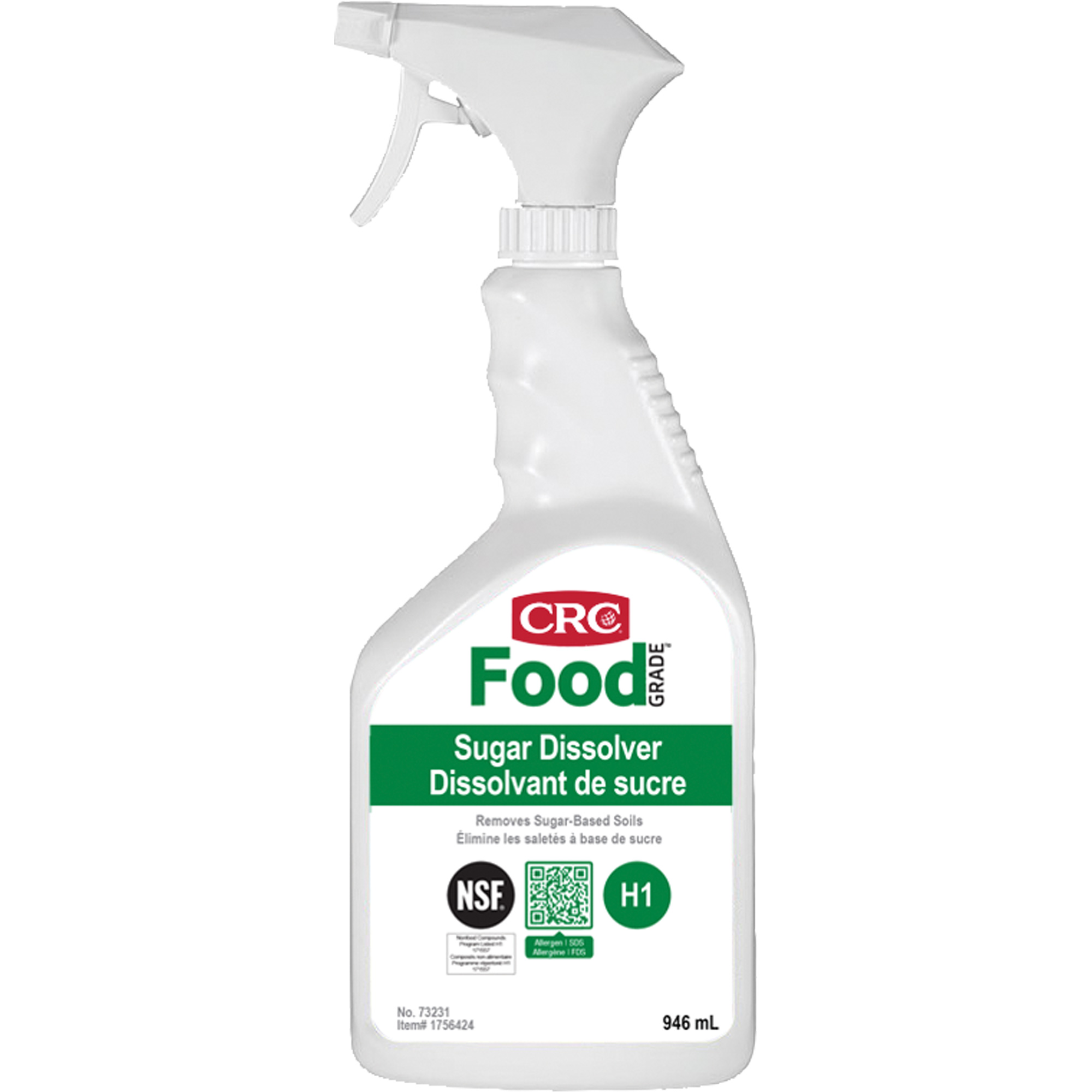 Dissolveur de sucre FoodGradeMC, Bouteille à gâchette