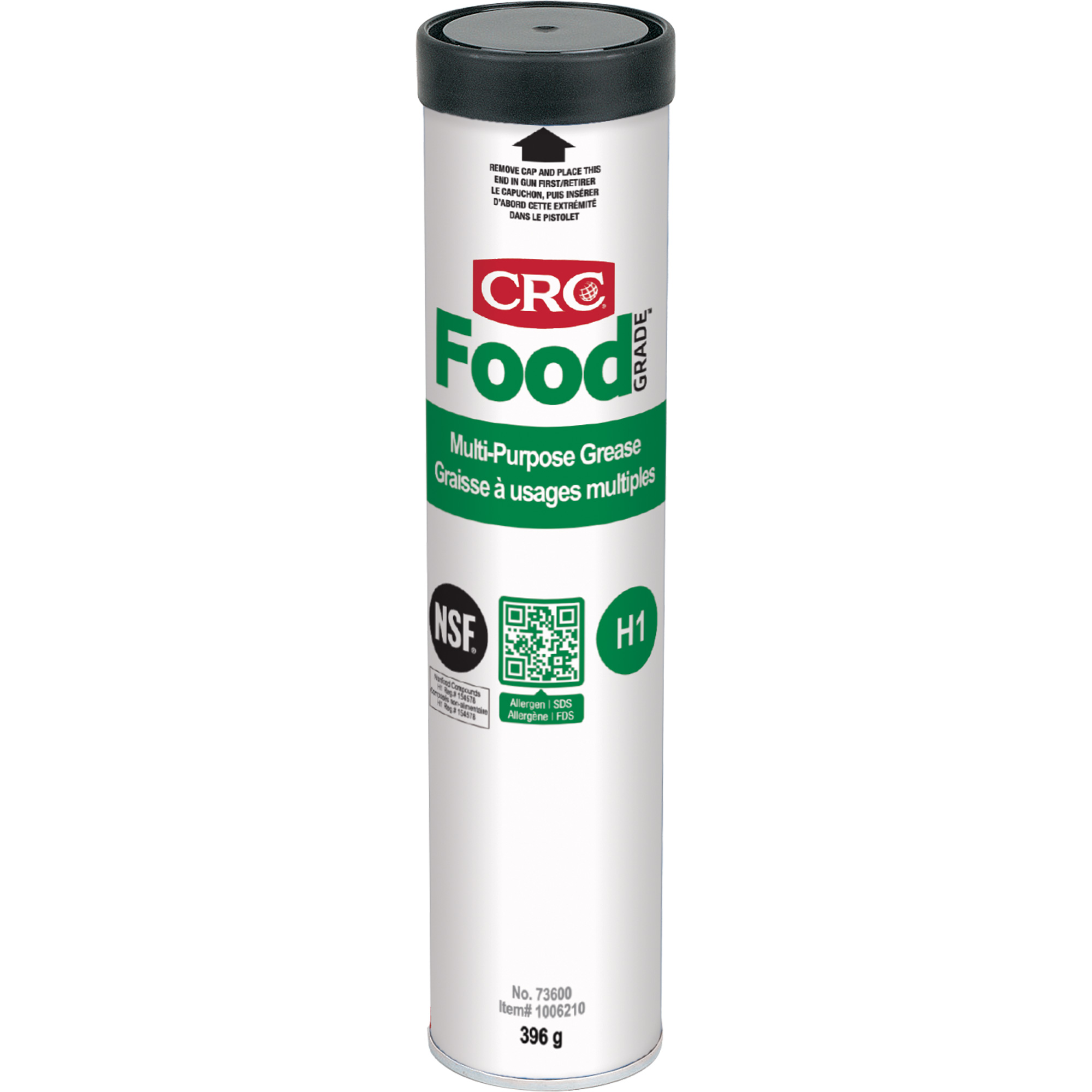 Graisse à usage multiple pour usine alimentaire, Cartouche