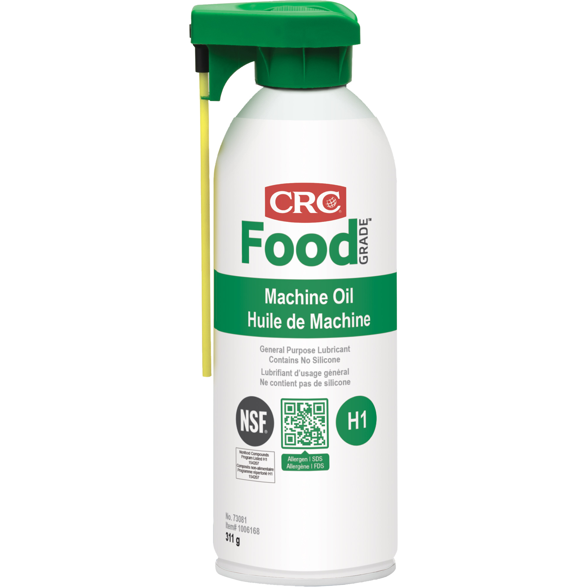 Huile de machine pour usine alimentaire, 312 g, Canette aérosol