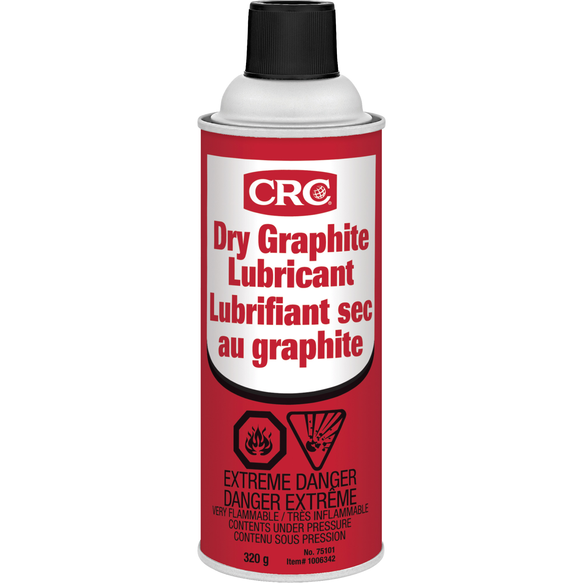 Lubrifiant au graphite sec, Canette aérosol