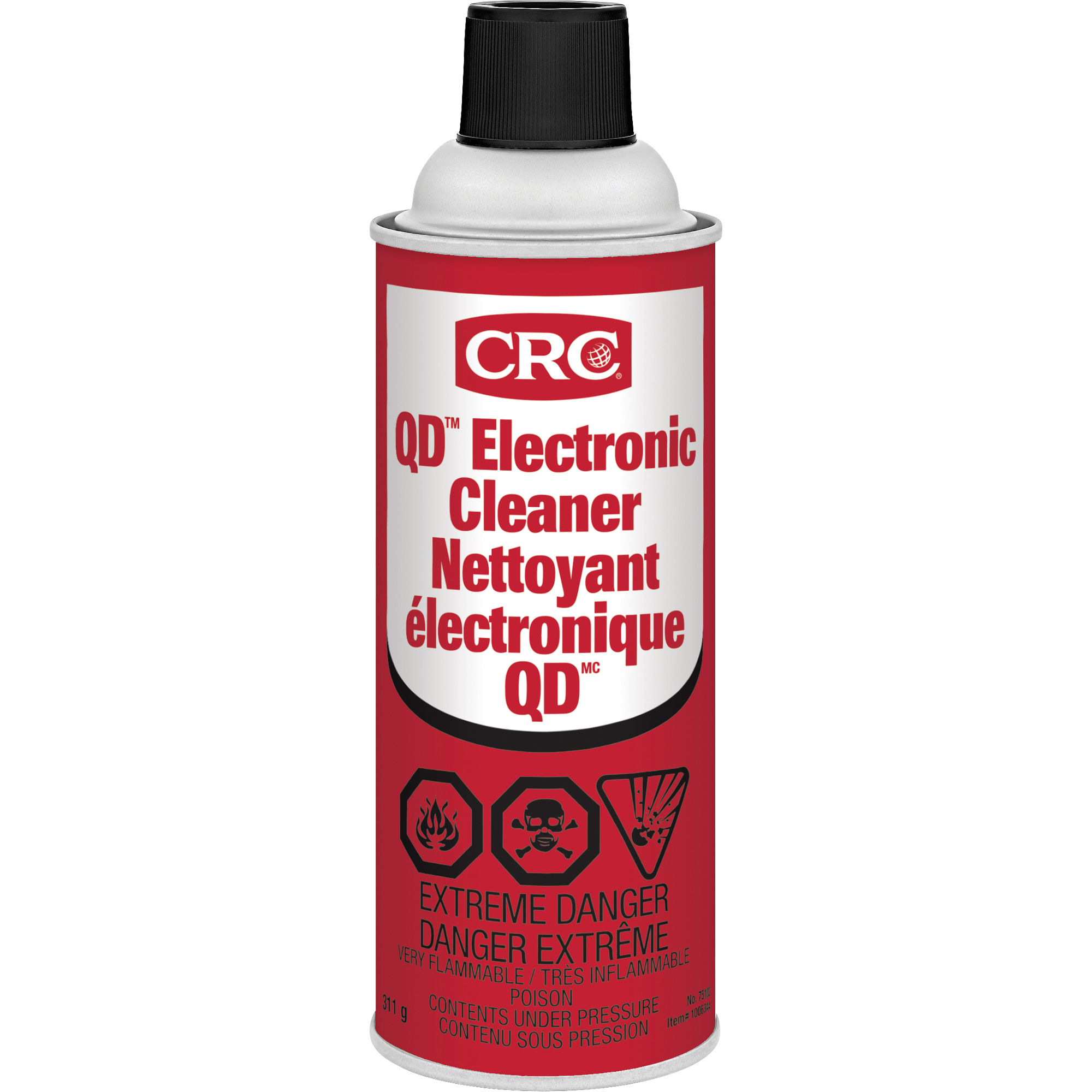 Nettoyant pour composants électroniques QDMC, 311 g, Canette aérosol