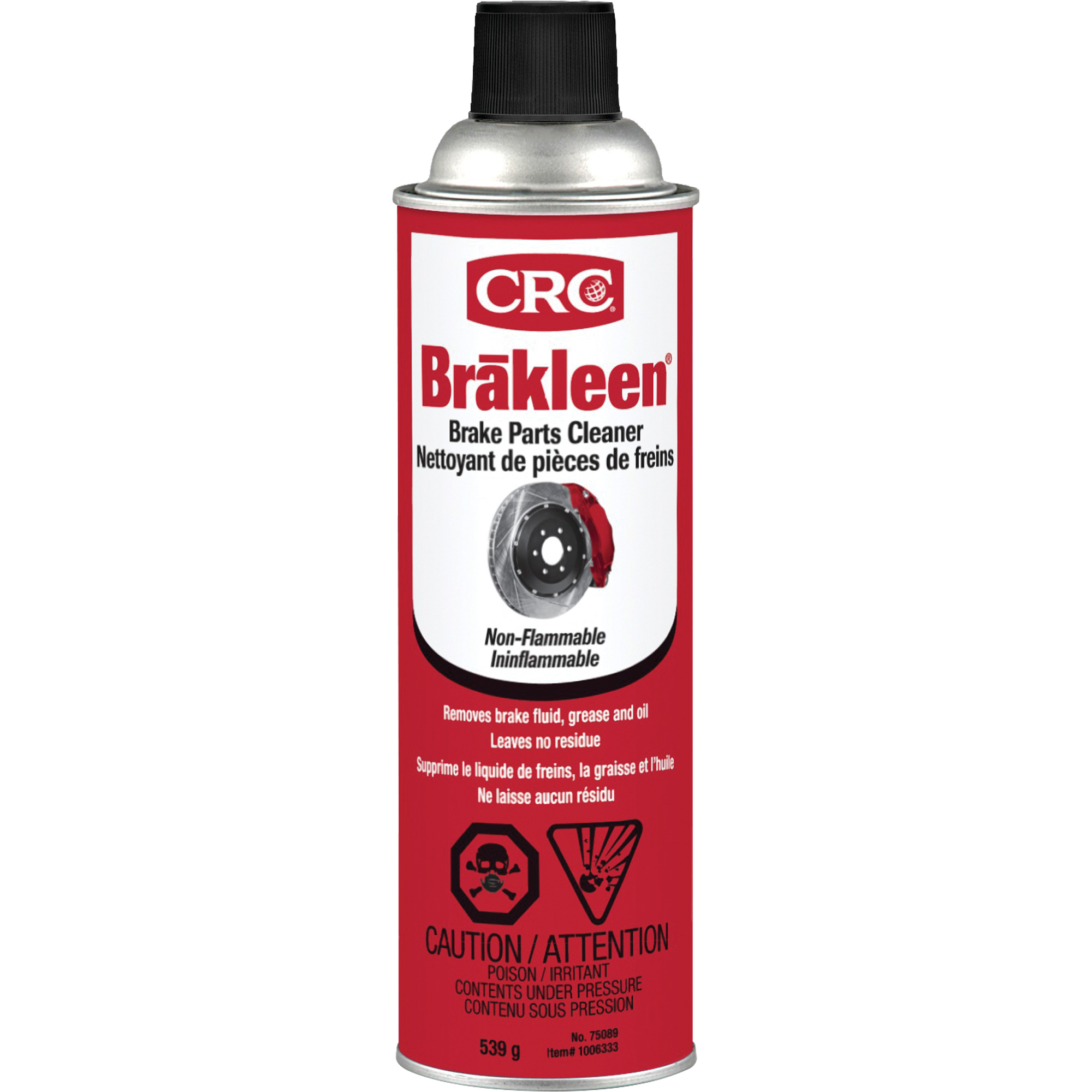 Nettoyant pour pièces de frein BrakleenMD, Canette aérosol