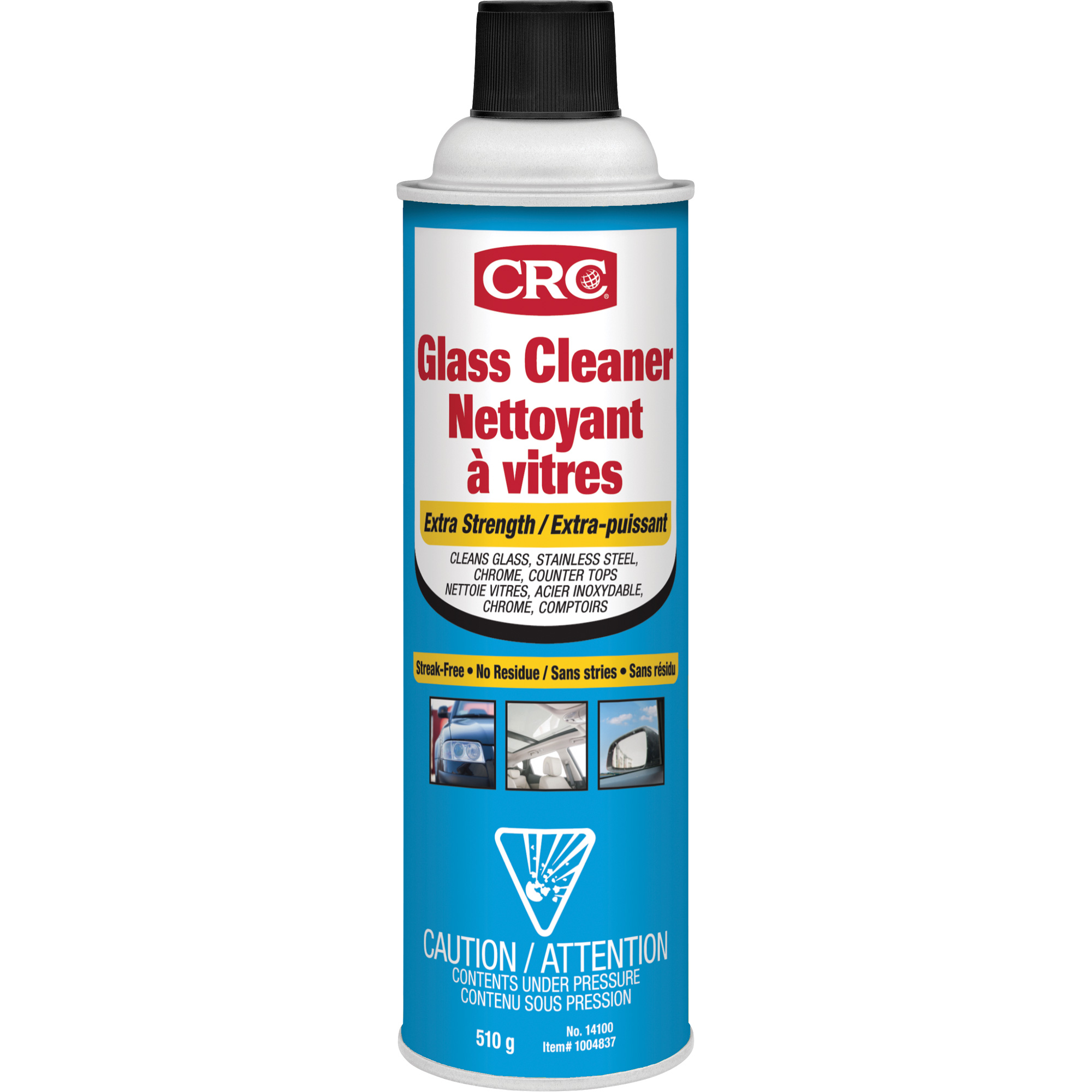 Nettoyant pour verre CRCMD, 510 g, Canette aérosol