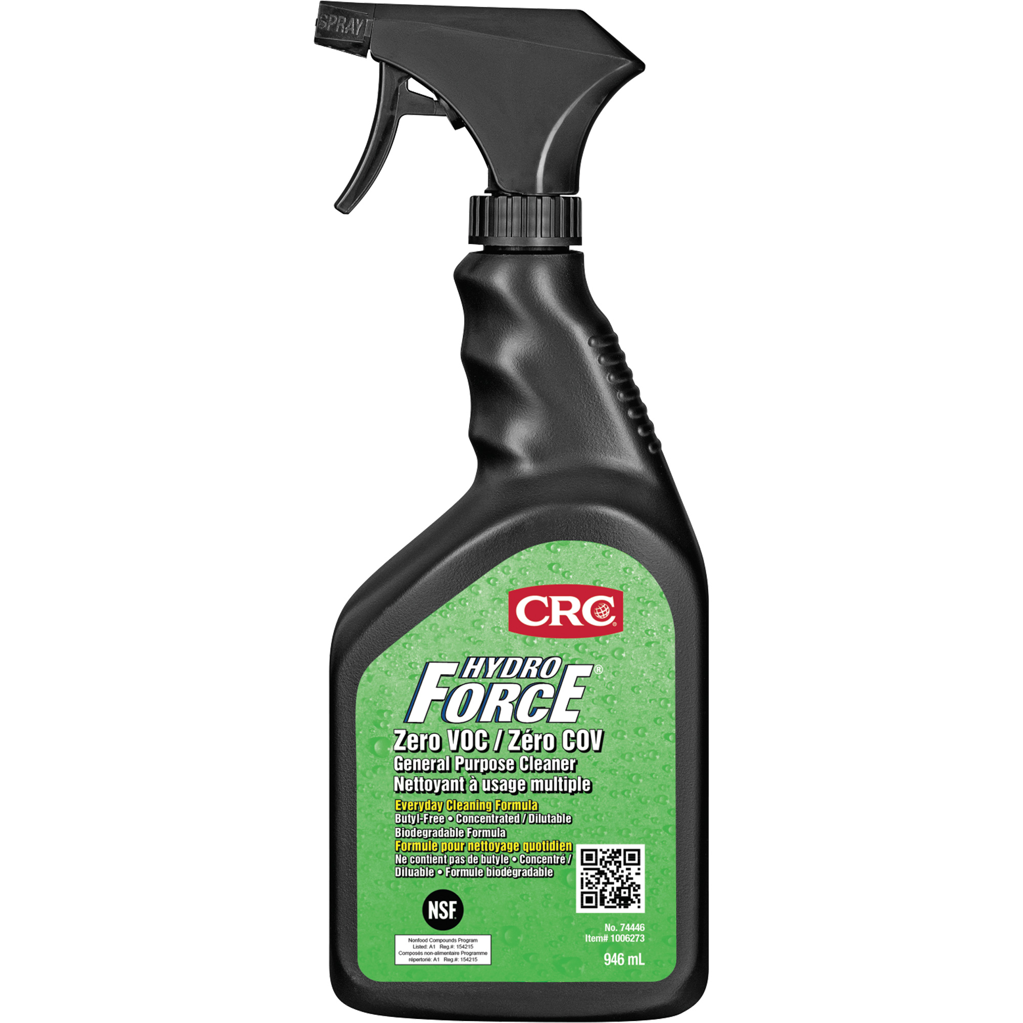 Nettoyants universels sans COV HydroForceMD, 946 ml, Bouteille à gâchette