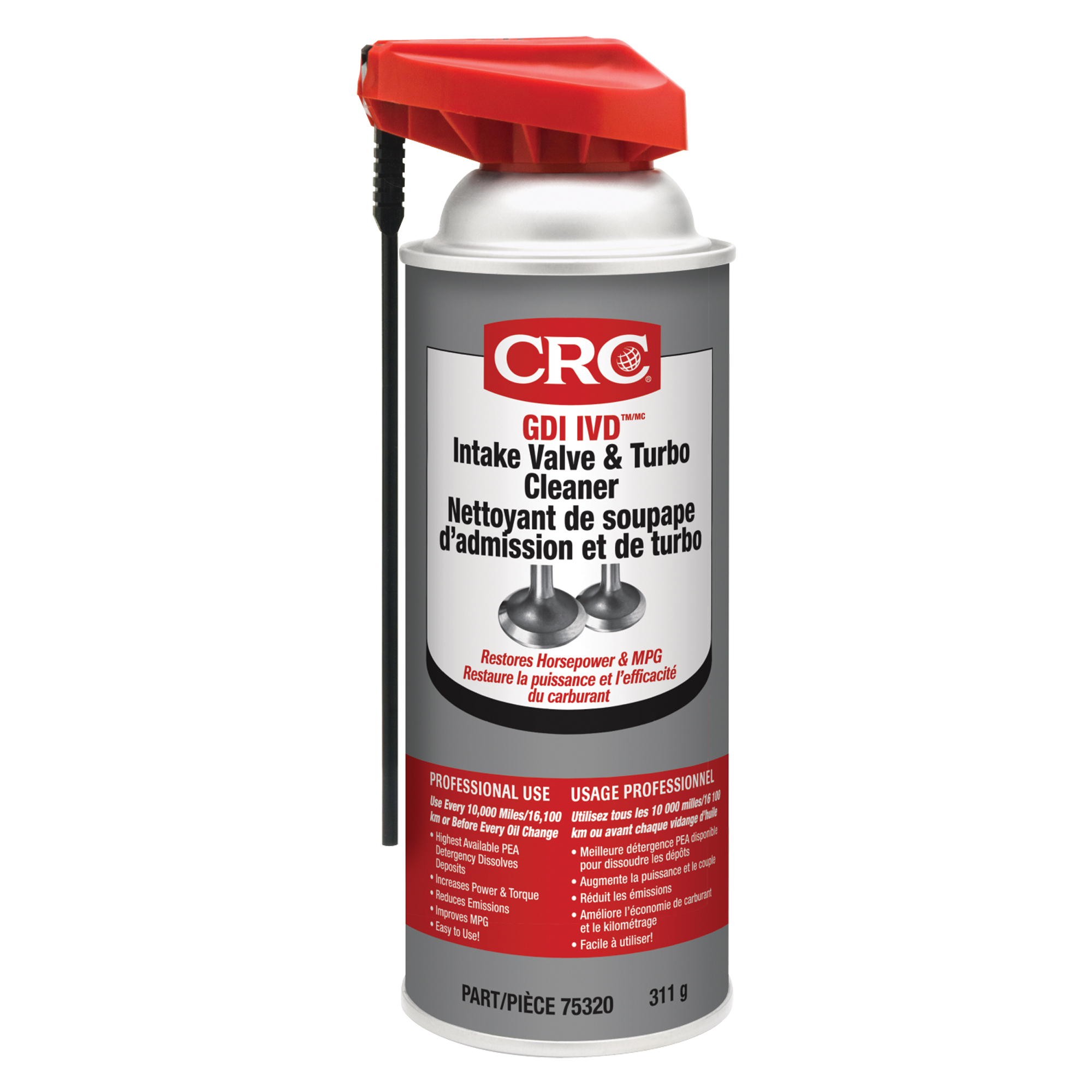 Produit nettoyant pour soupapes d'admission et turbocompresseur IVDMC, Canette aérosol