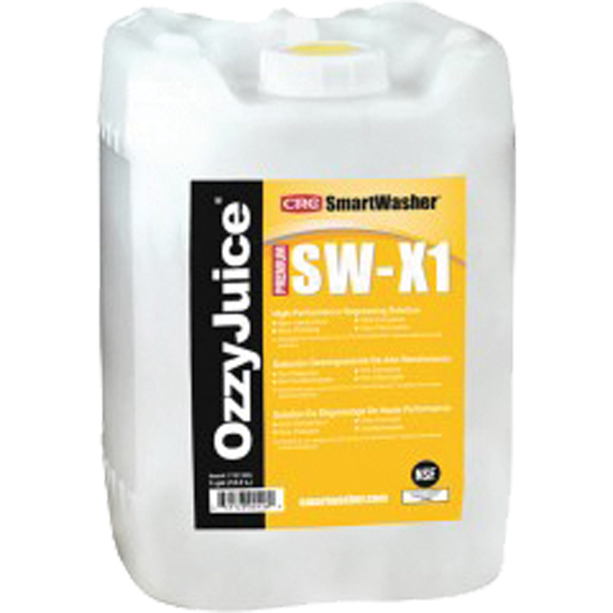 Solution de dégraissage SmartWasherMD OzzyJuiceMD SW-X1 HP, Baril