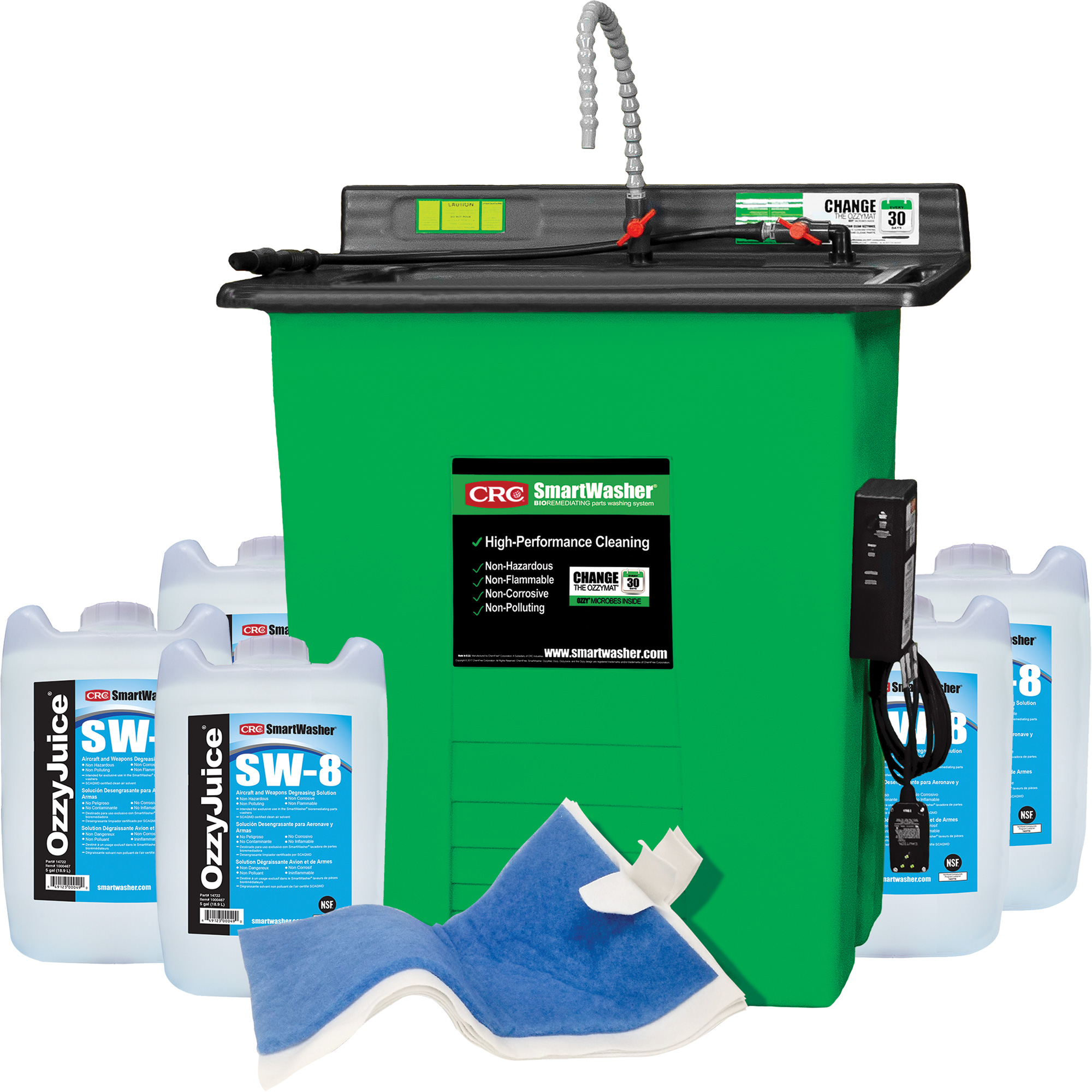 Trousse de bassin de nettoyage de pièces Signature SmartWasherMD SW-825